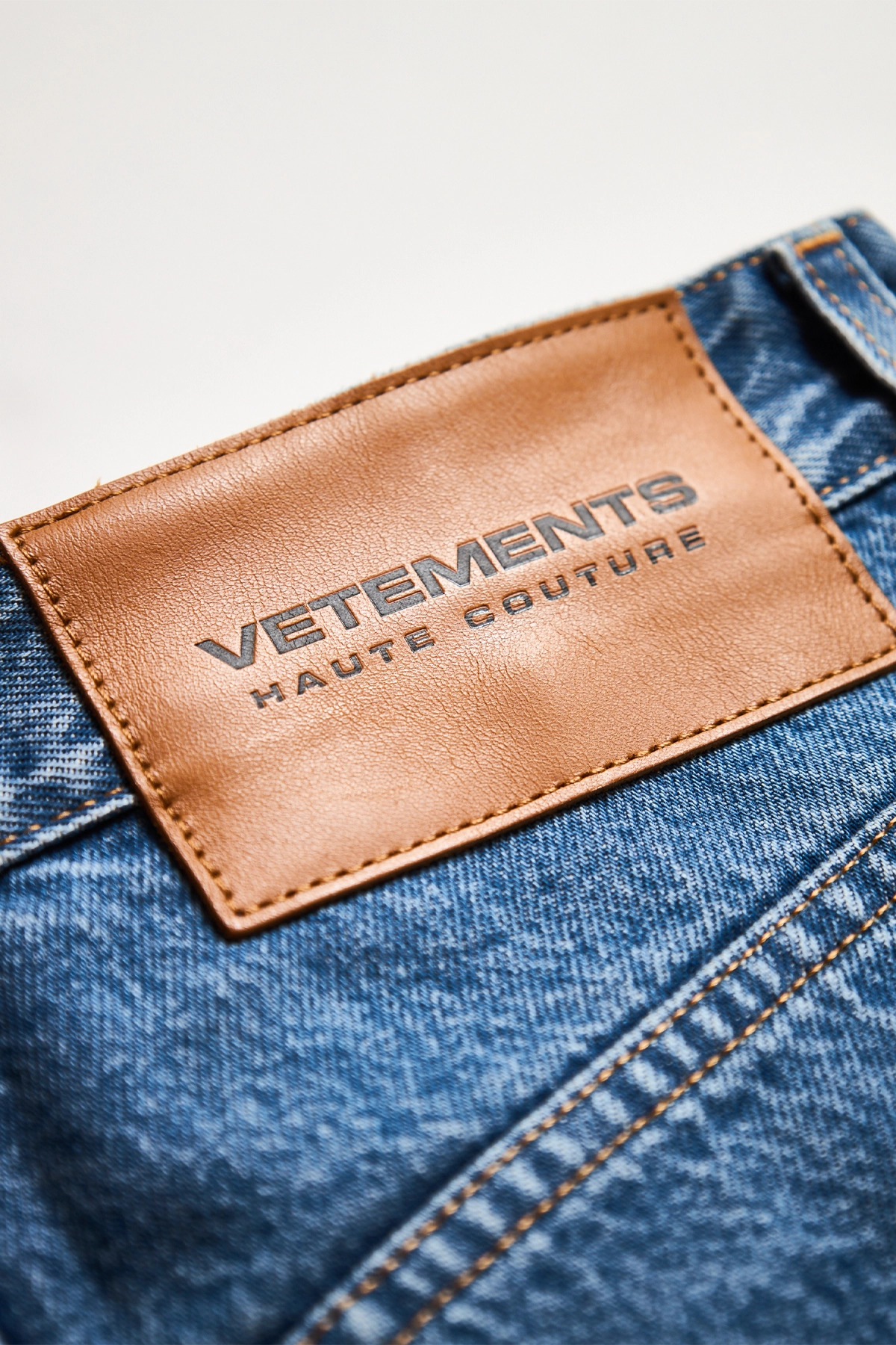 Vetements Baggy Jeans Mid Blue - 3