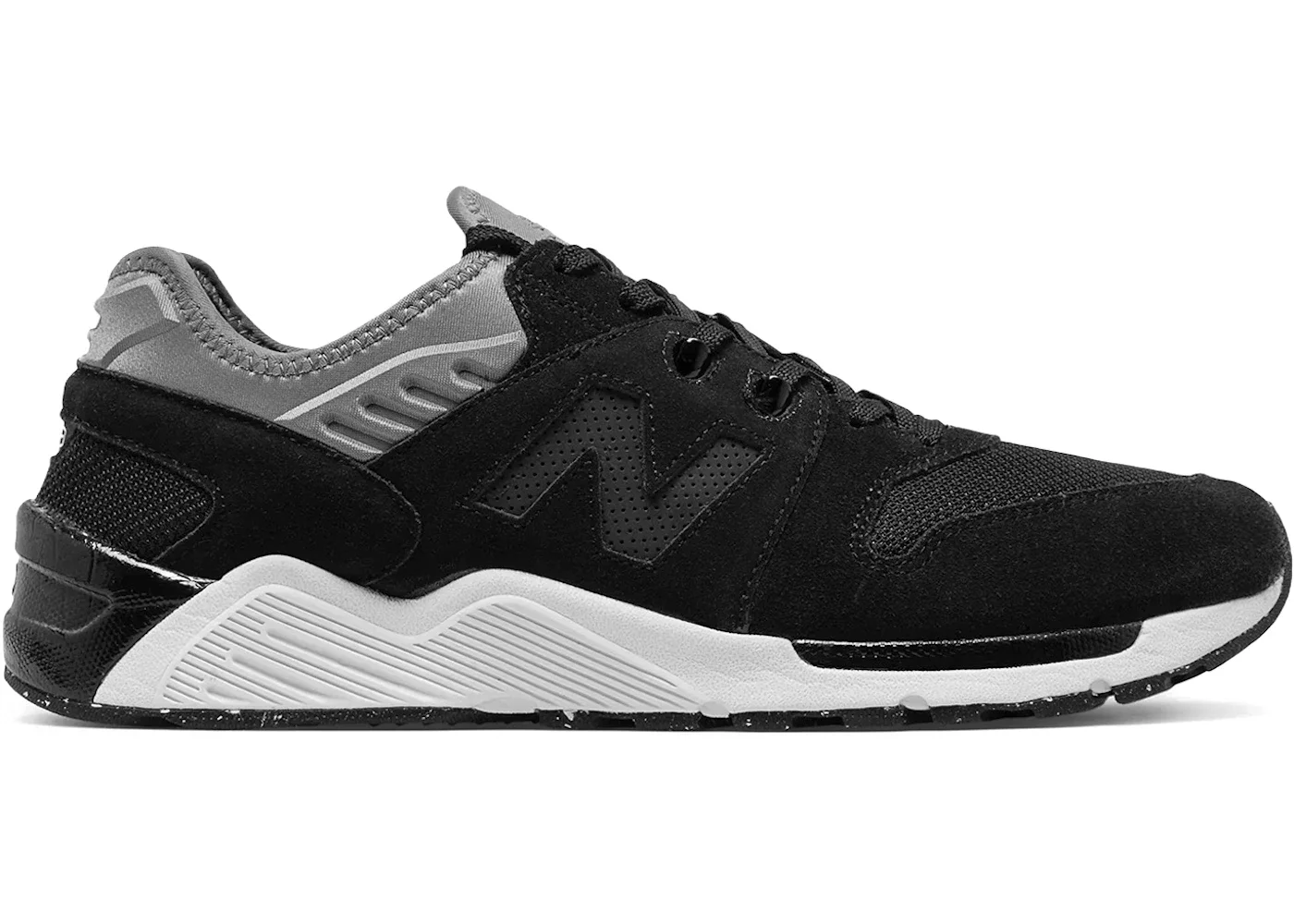 New Balance 009 Suede Black Gunmetal - 1