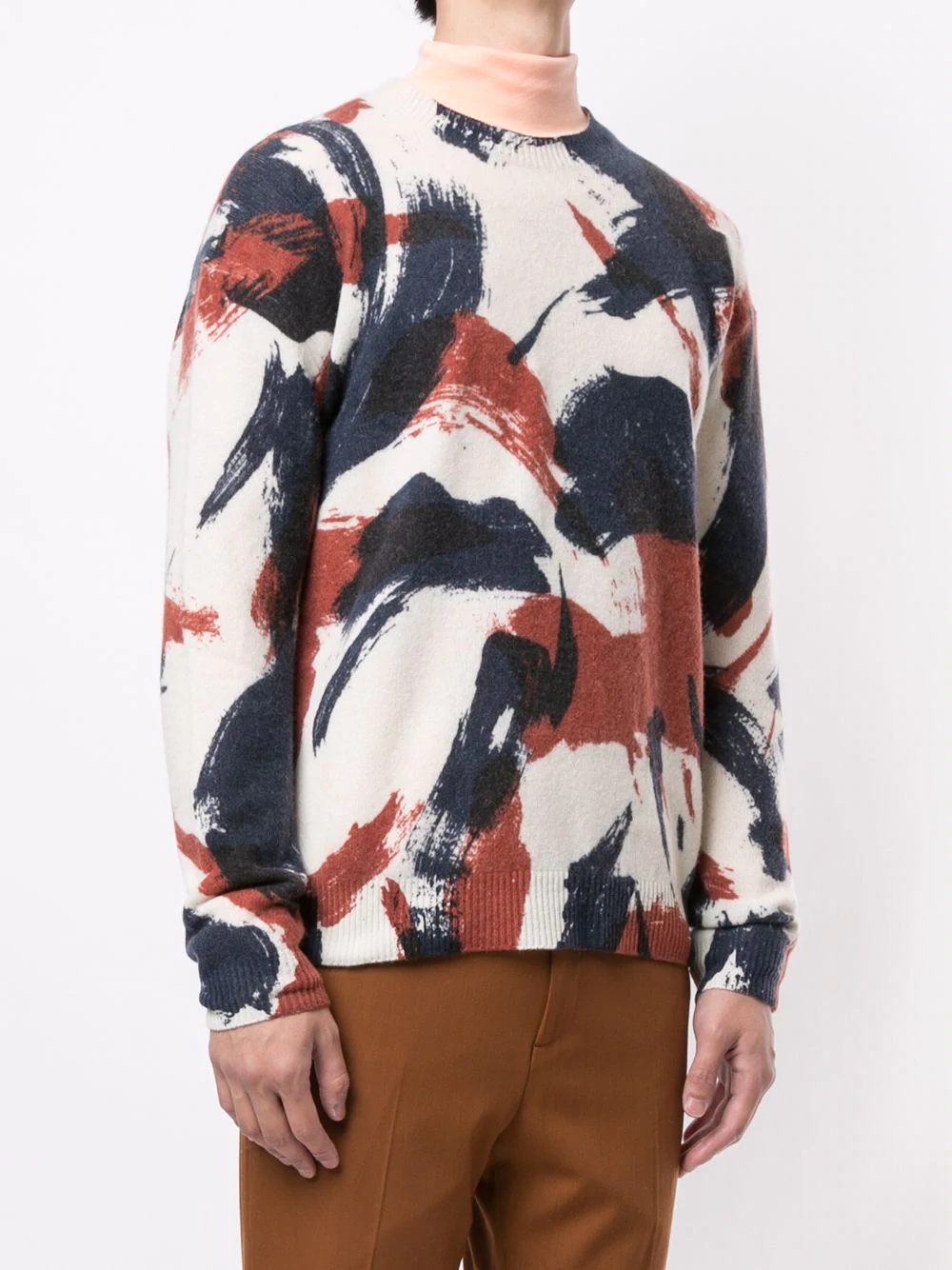 camouflage print jumper - 3