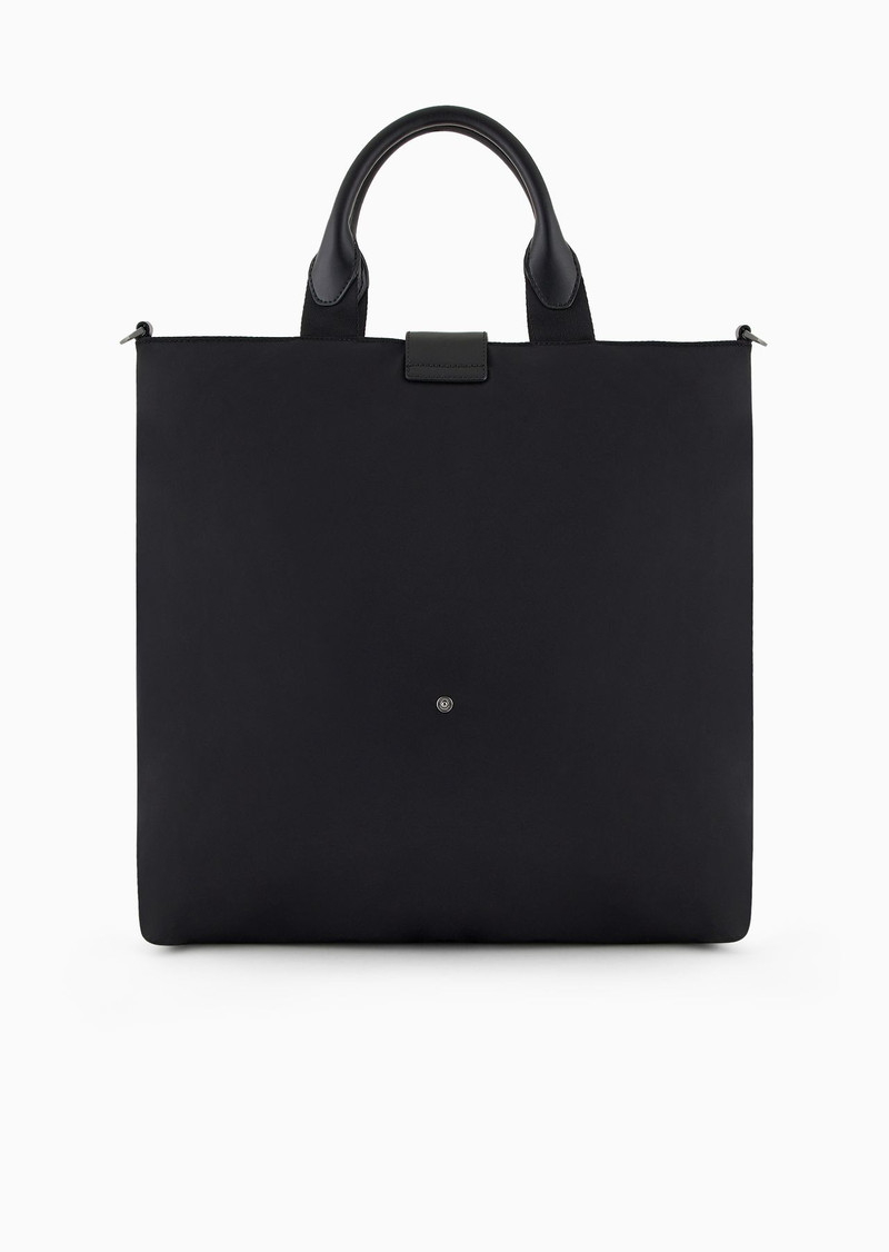 ASV recycled nylon folding shopper bag with shoulder strap 3