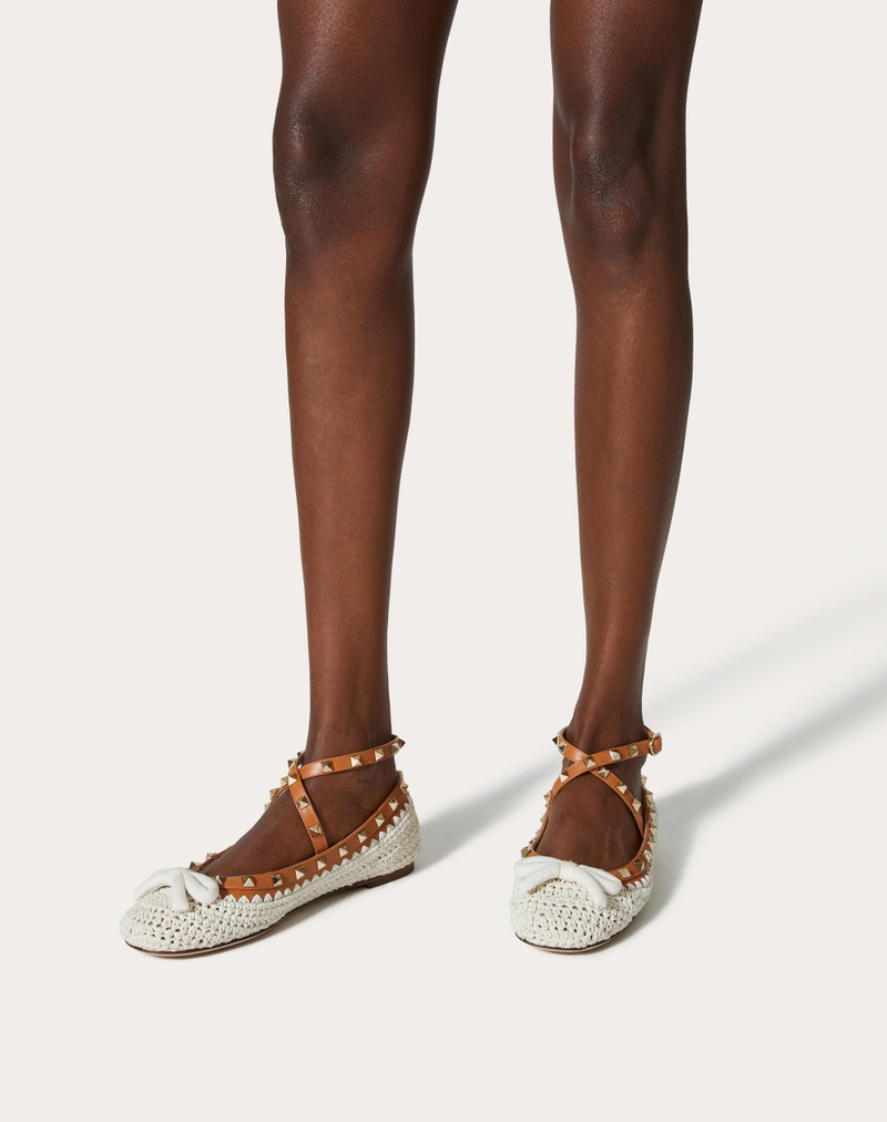 ROCKSTUD BALLERINA WITH CROCHET EMBROIDERY 6
