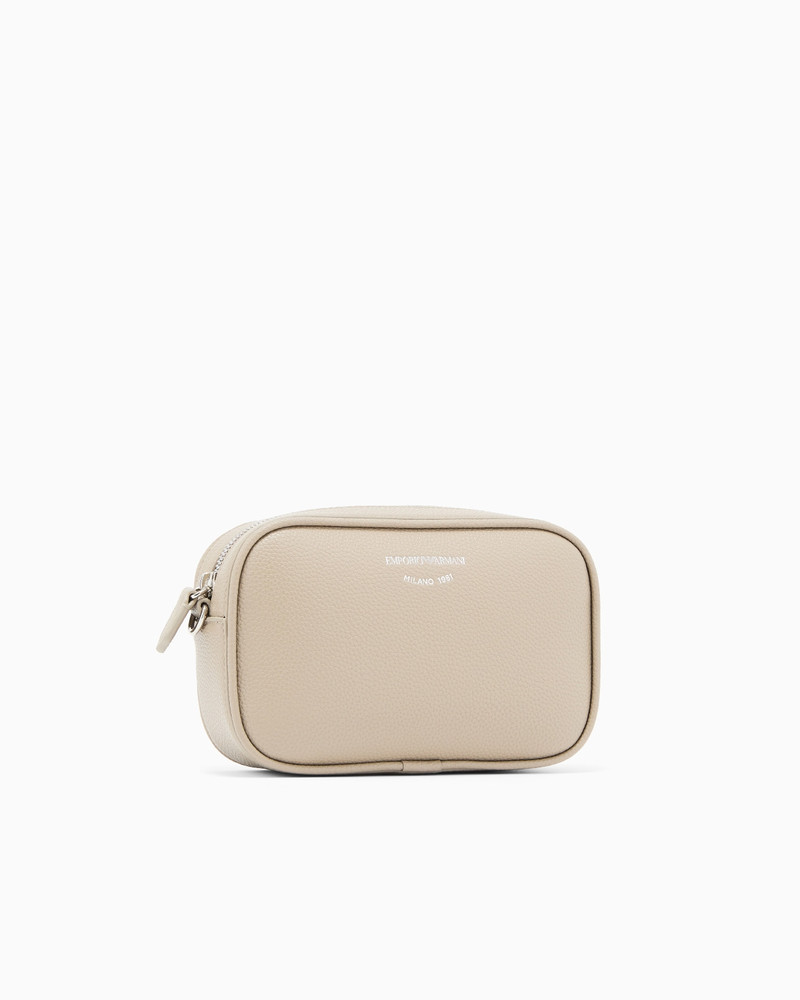 EMPORIO ARMANI DEER-PRINT CAMERA CASE WITH SHOULDER STRAP outlook