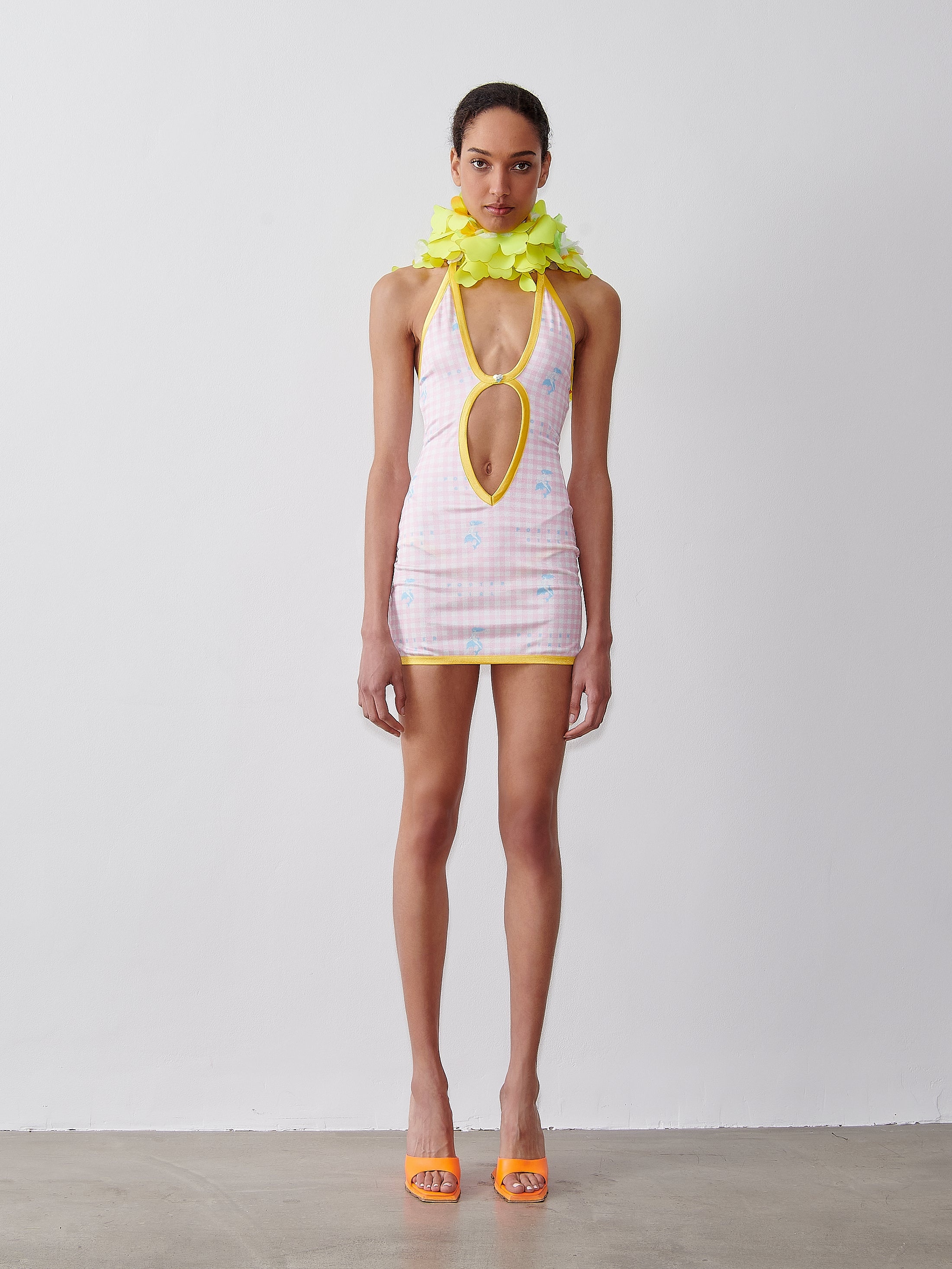 REGINA PLAYSUIT DRESS SUNSHINE GINGHAM - 2