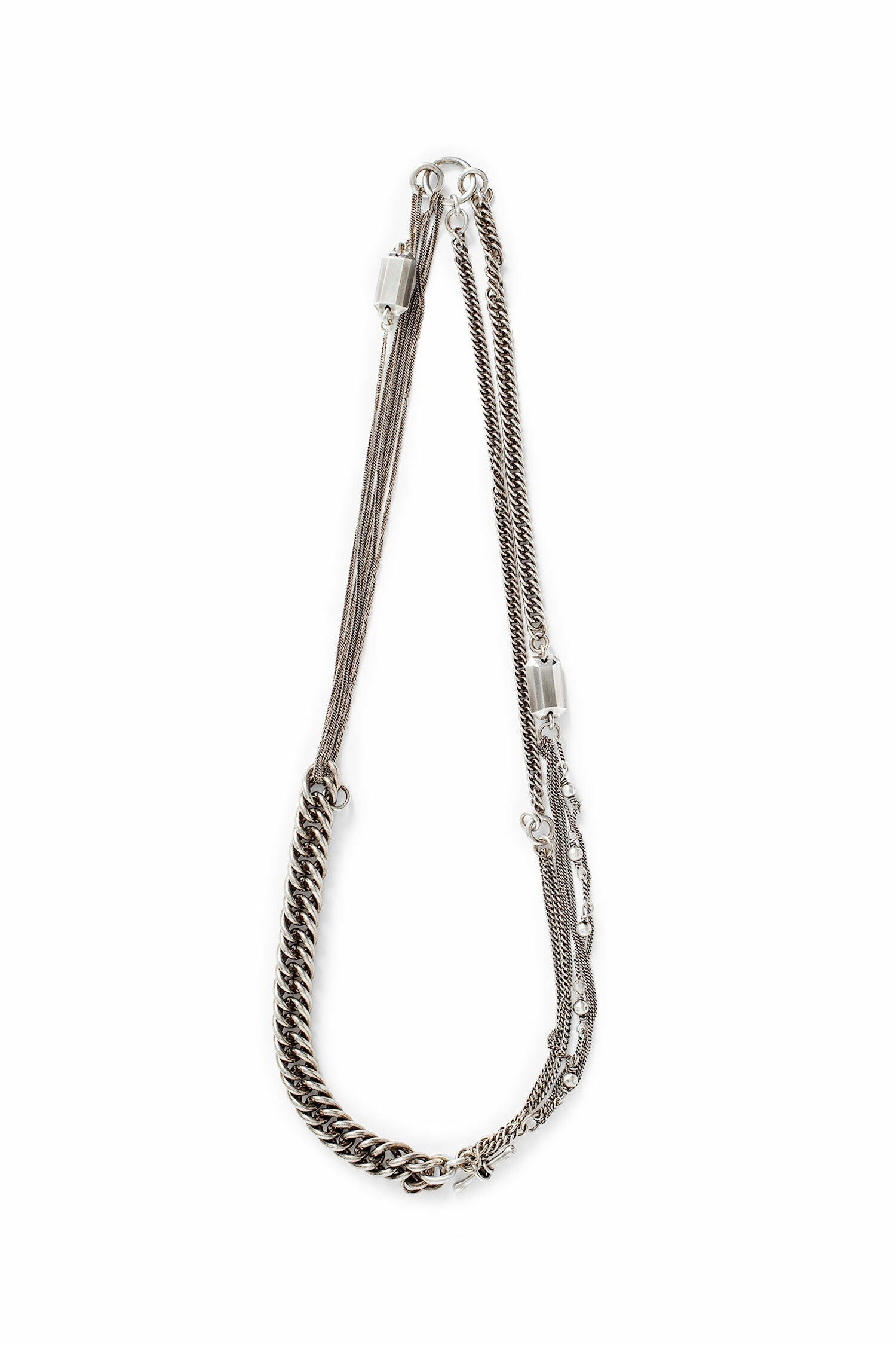 ANN DEMEULEMEESTER WOMAN SILVER NECKLACES - 1