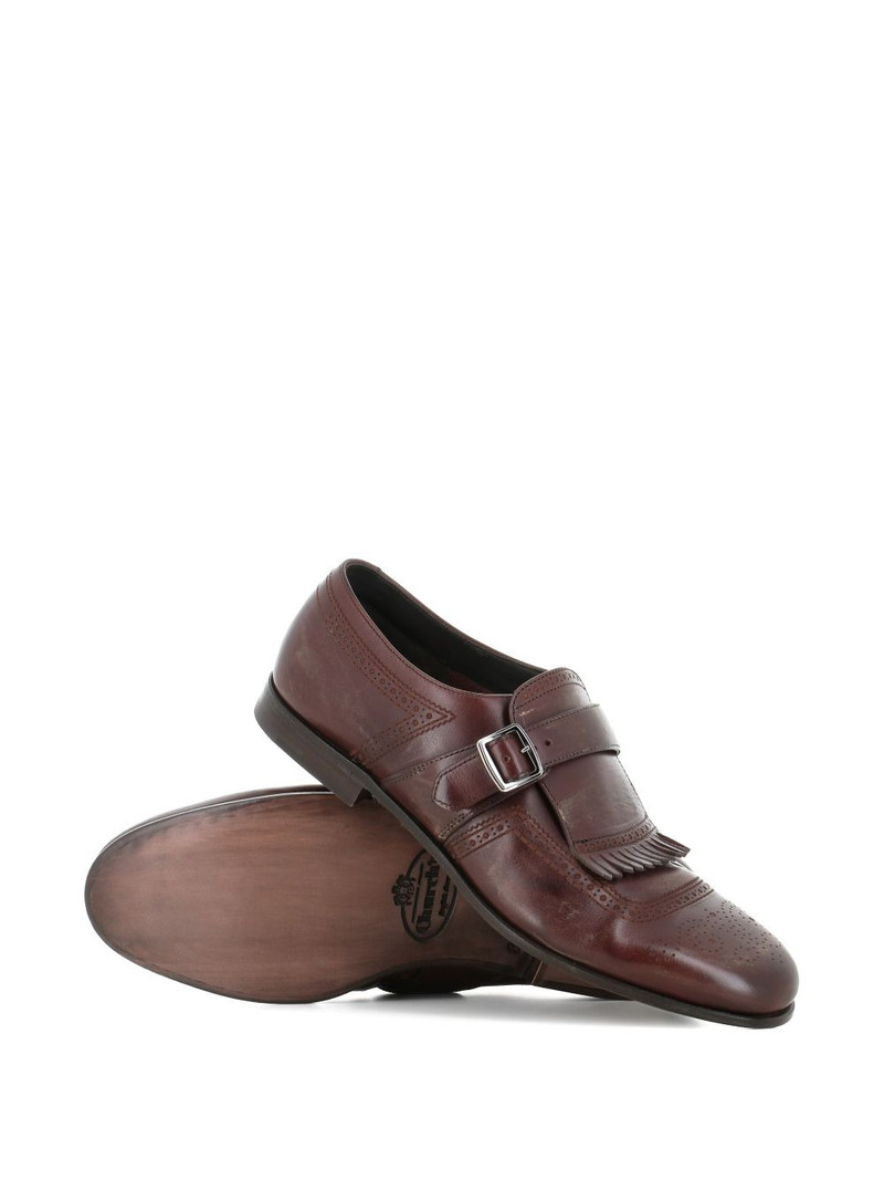 Church's Shangai fringed buckle leather monk shoes outlook