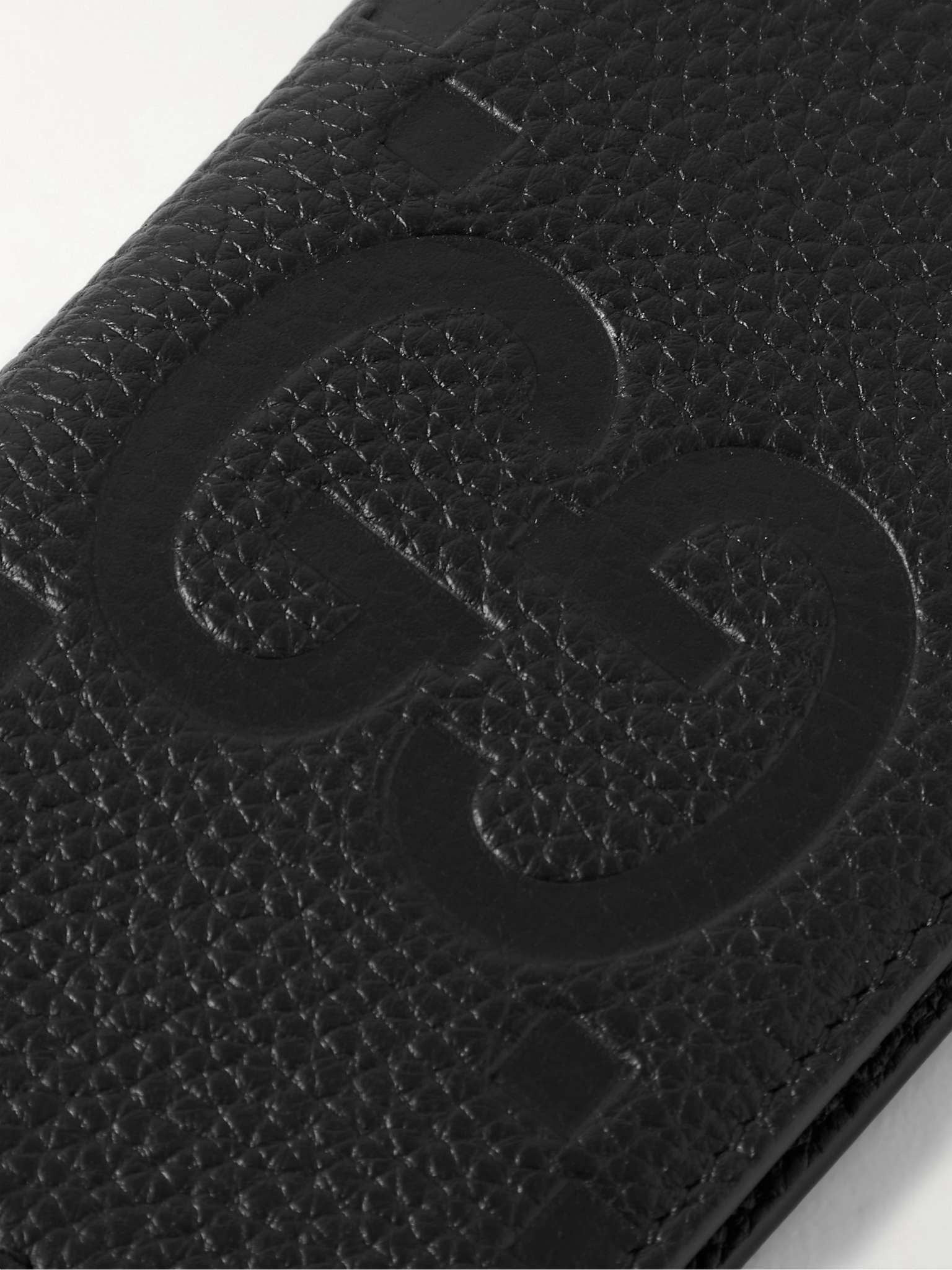 Logo-Embossed Full-Grain Leather Bifold Cardholder - 4