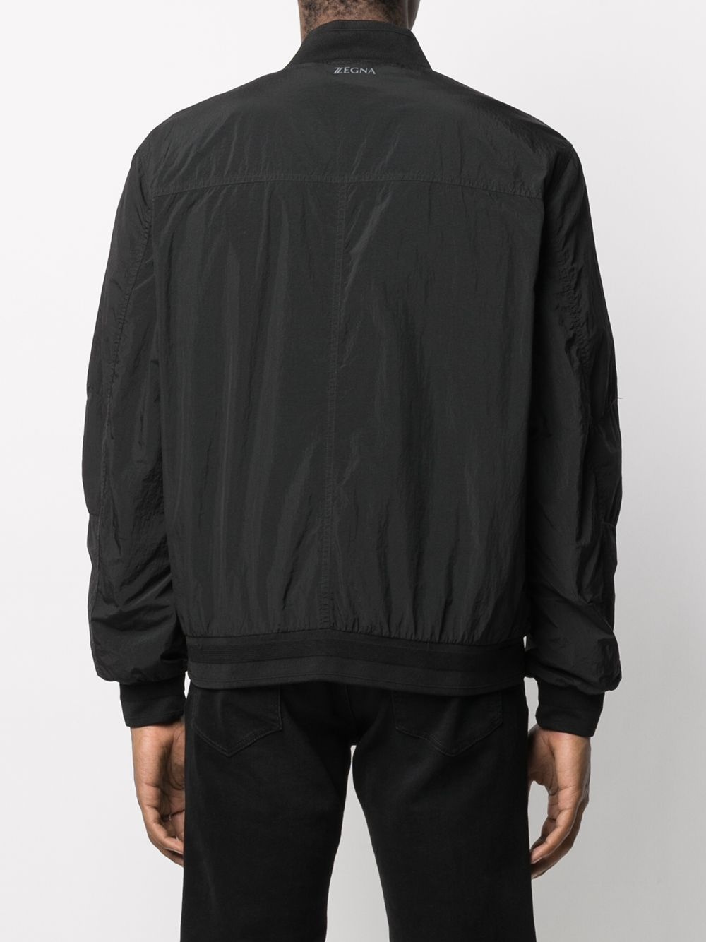 zipped-up bomber jacket - 4