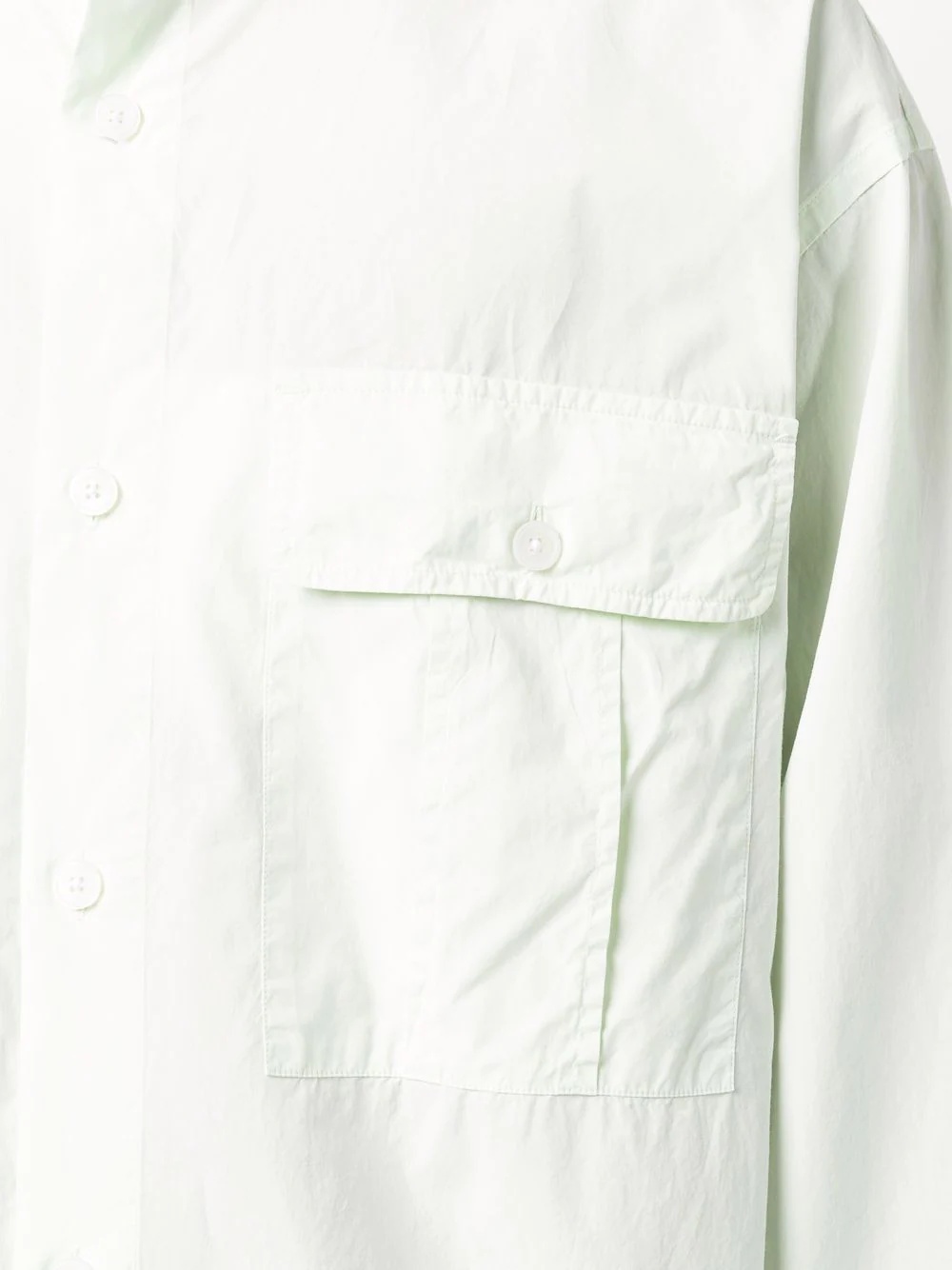 mock-neck cotton shirt - 5