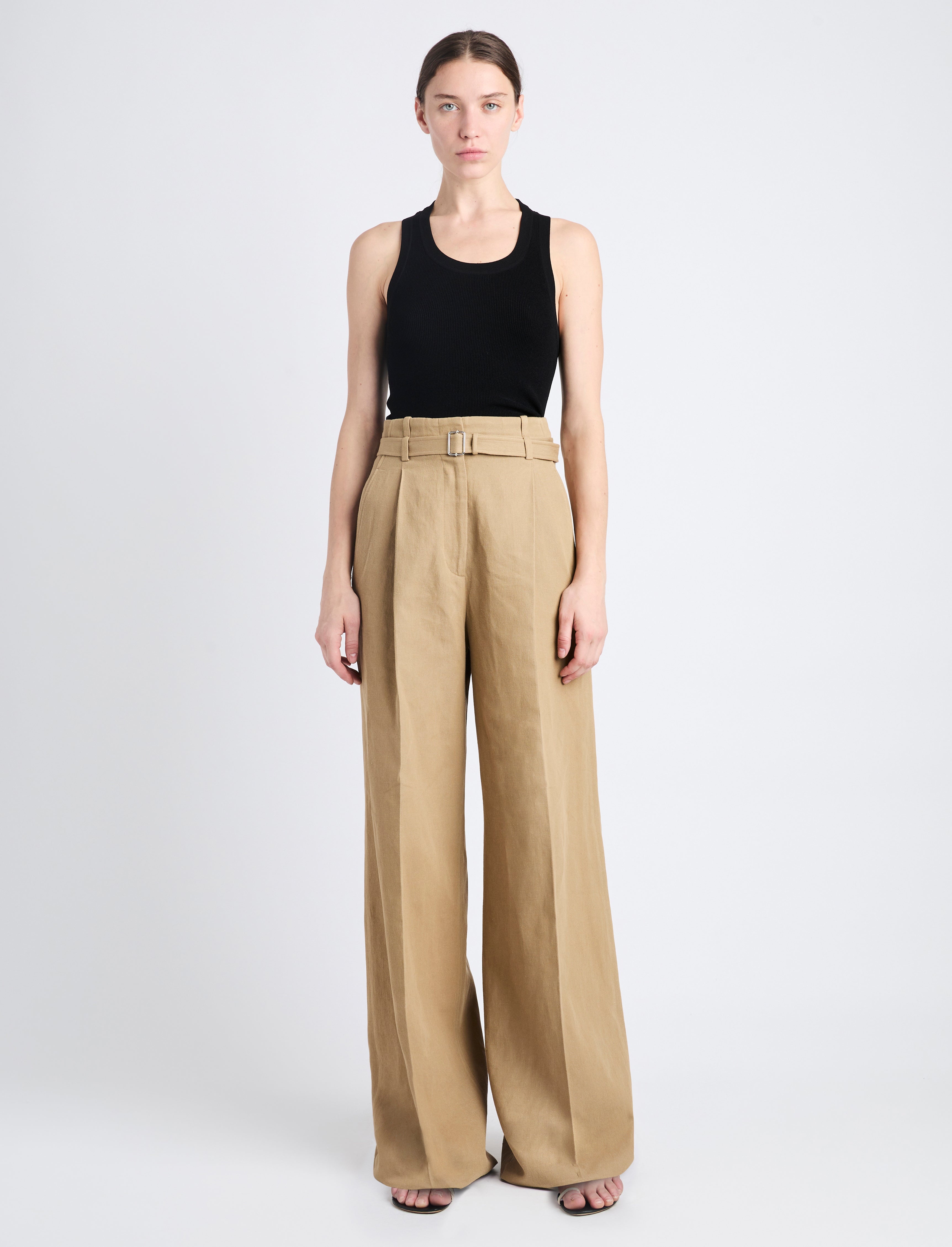 Dana Pant in Cotton Viscose - 2