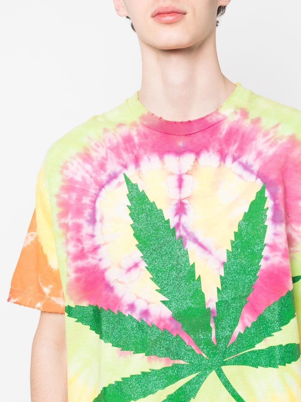 tie-dye print T-shirt - 5