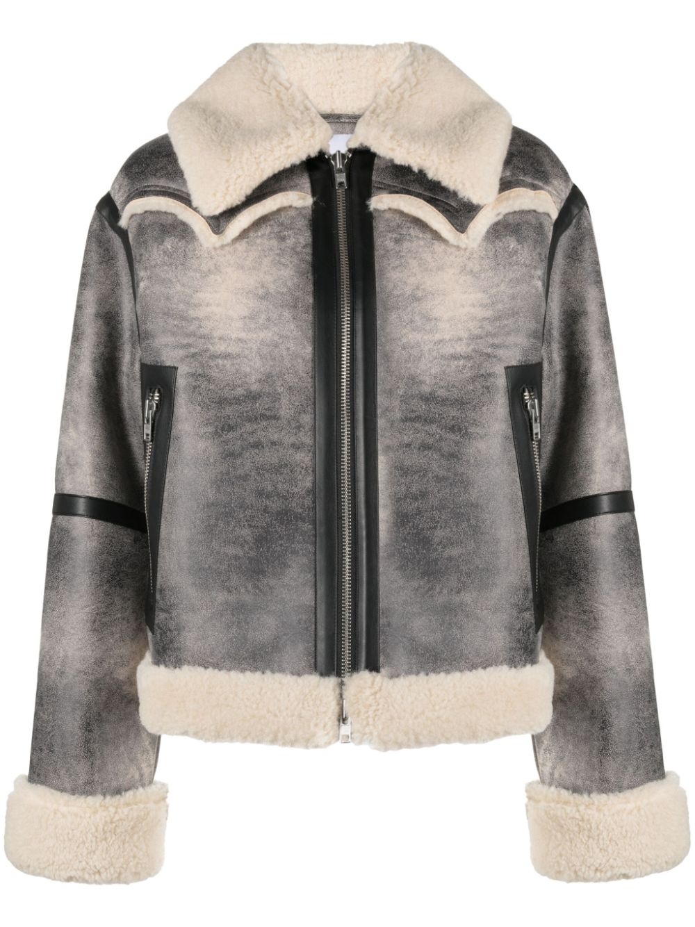 Lessie faux-shearling jacket - 1