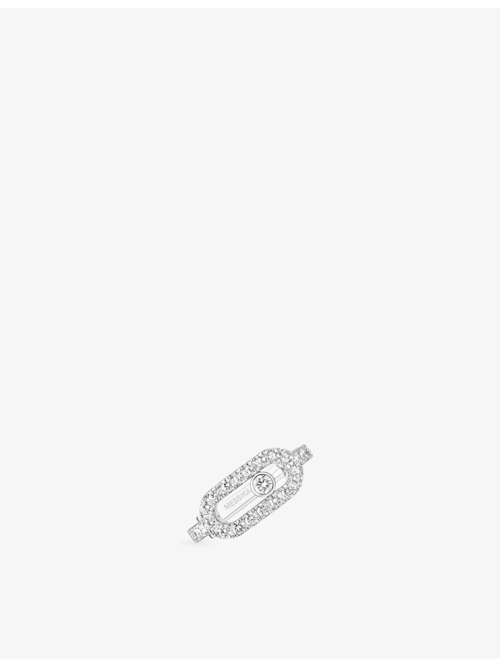 Move Uno Pave 18ct Gold And 0.25ct Diamond Single Ear Clip - 1