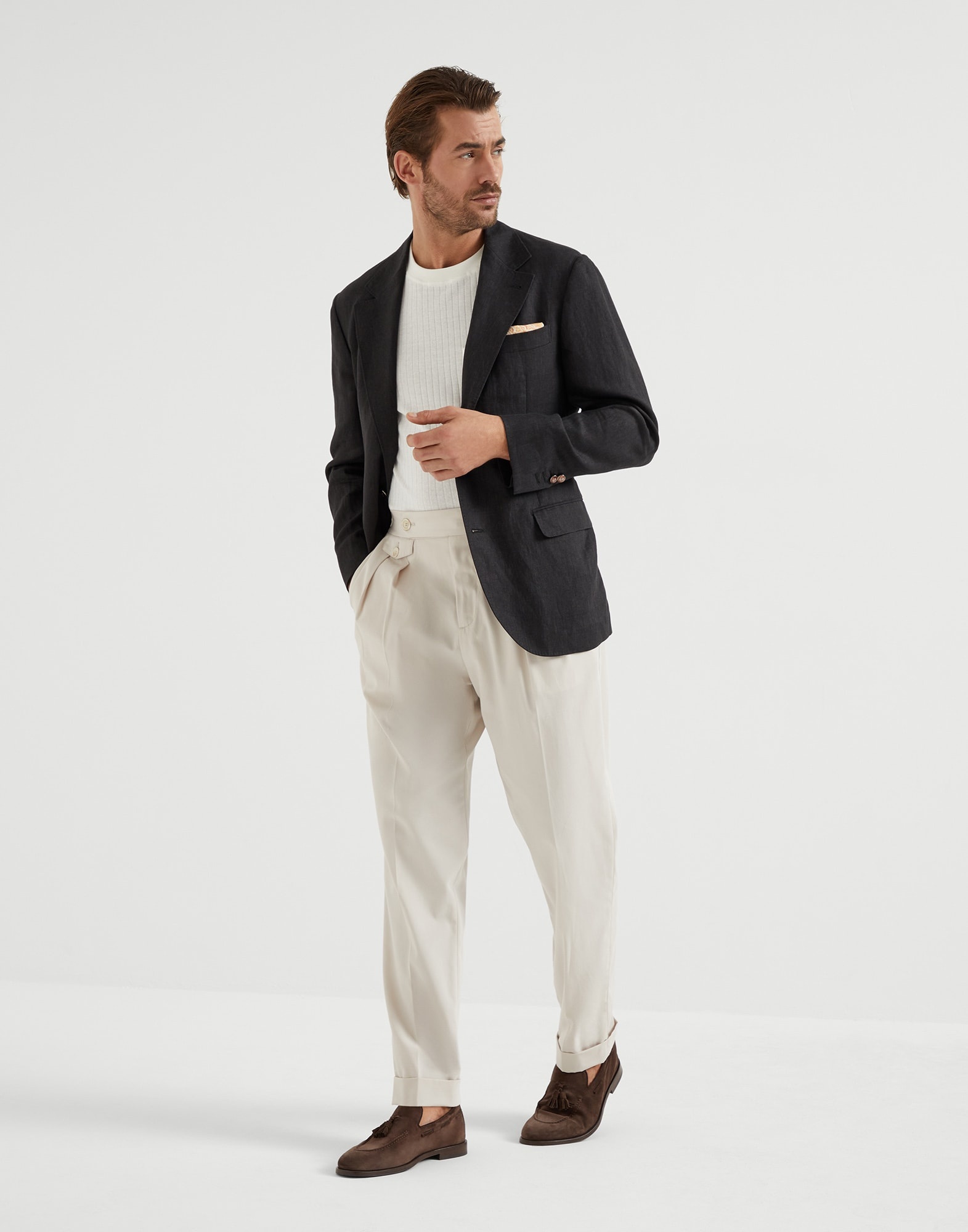 BRUNELLO CUCINELLI Delave linen blazer リネン ブレザー Delave linen blazer BRUNELLO CUCINELLI - Nugnes1920