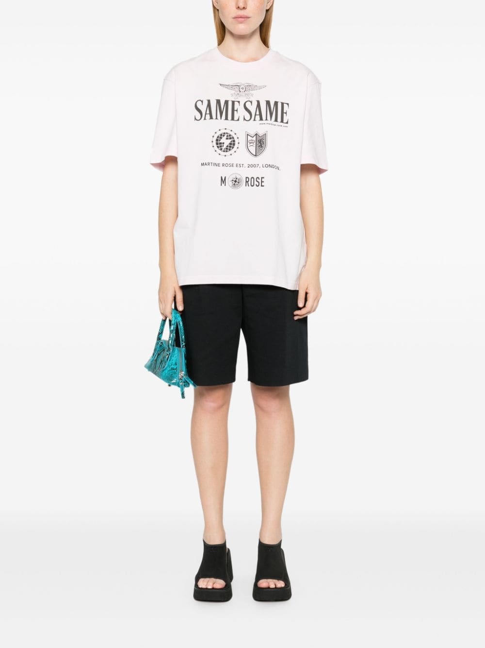 text-print T-shirt - 3