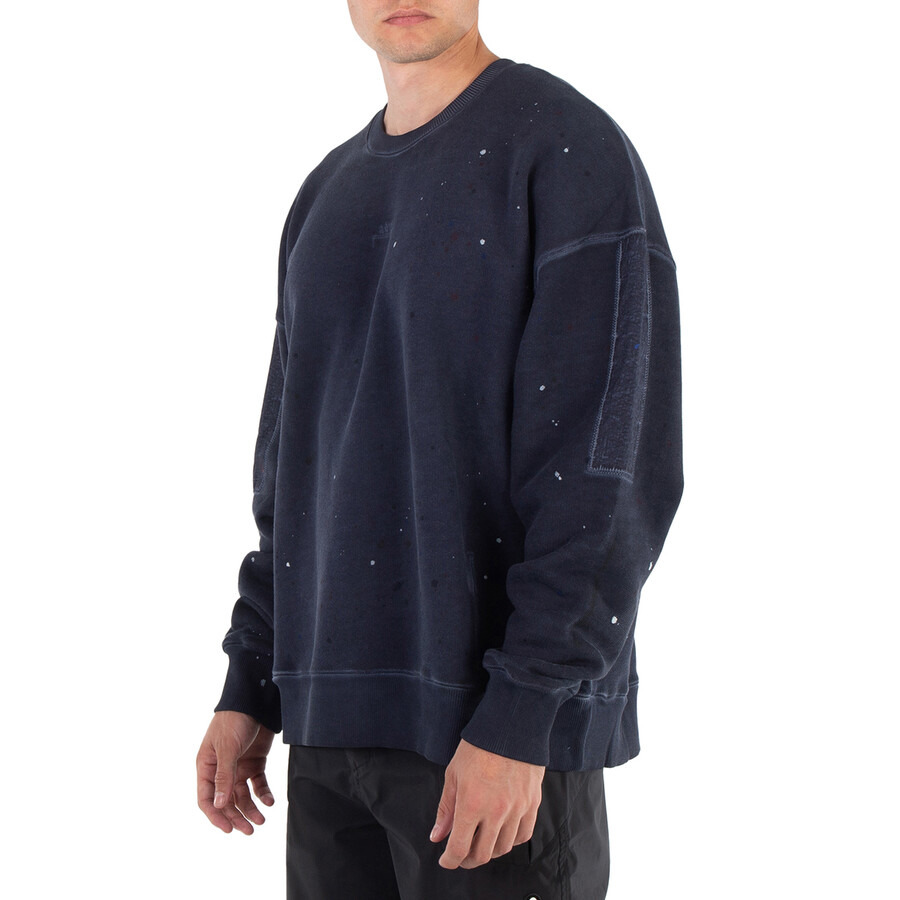 A Cold Wall Studio Cotton Crewneck Sweatshirt- Navy - 4