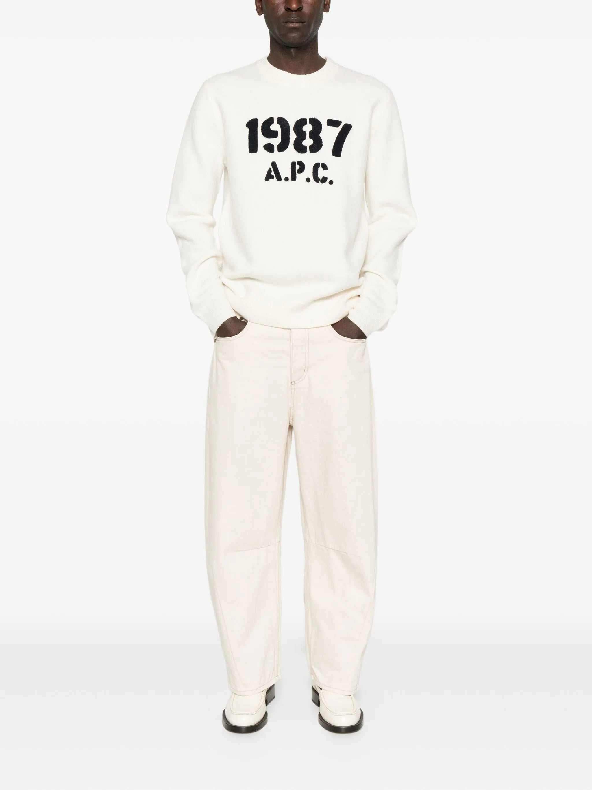 A.p.c. Crew-neck Long-sleeve Sweater - 3