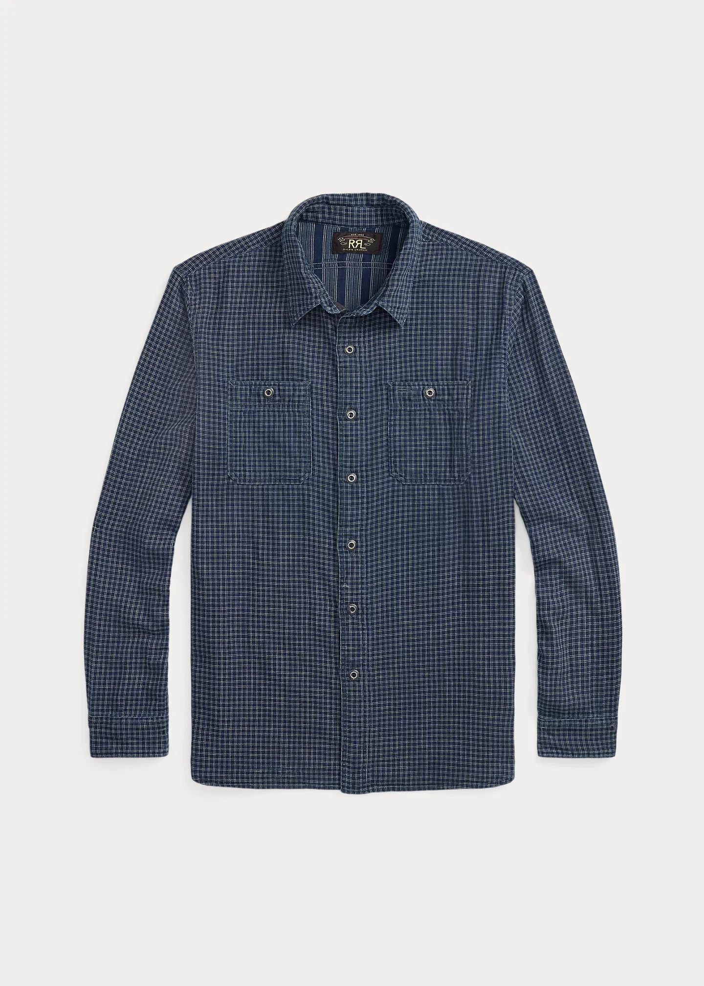 Indigo Checked Double-Faced Workshirt - 1