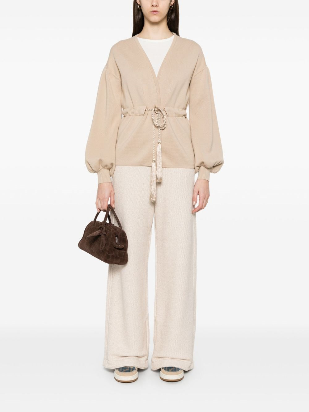 Cotton wide-leg trousers - 2