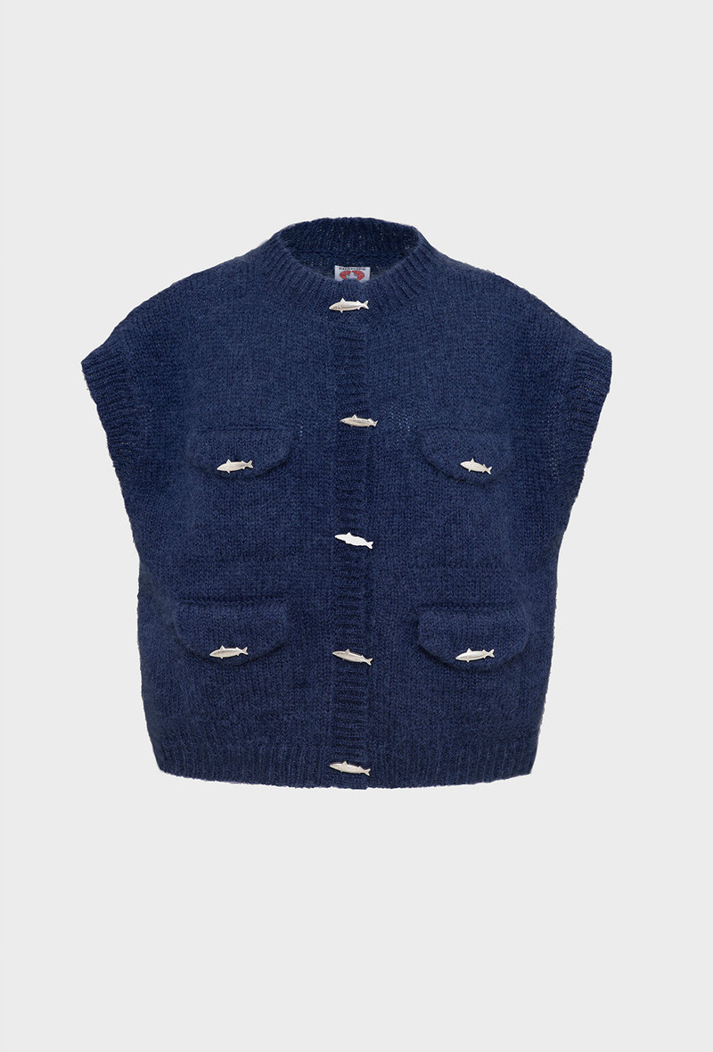 Lennox Vest - Navy 3