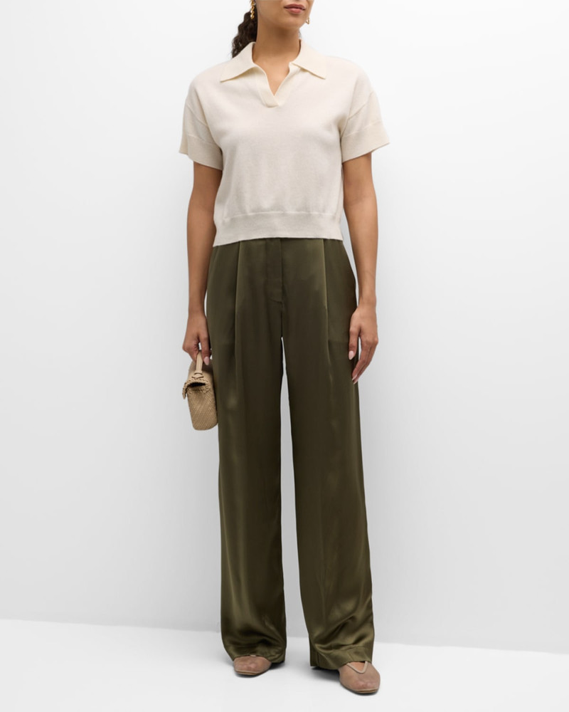 SABLYN Mirabelle Cashmere Short-Sleeve Polo outlook