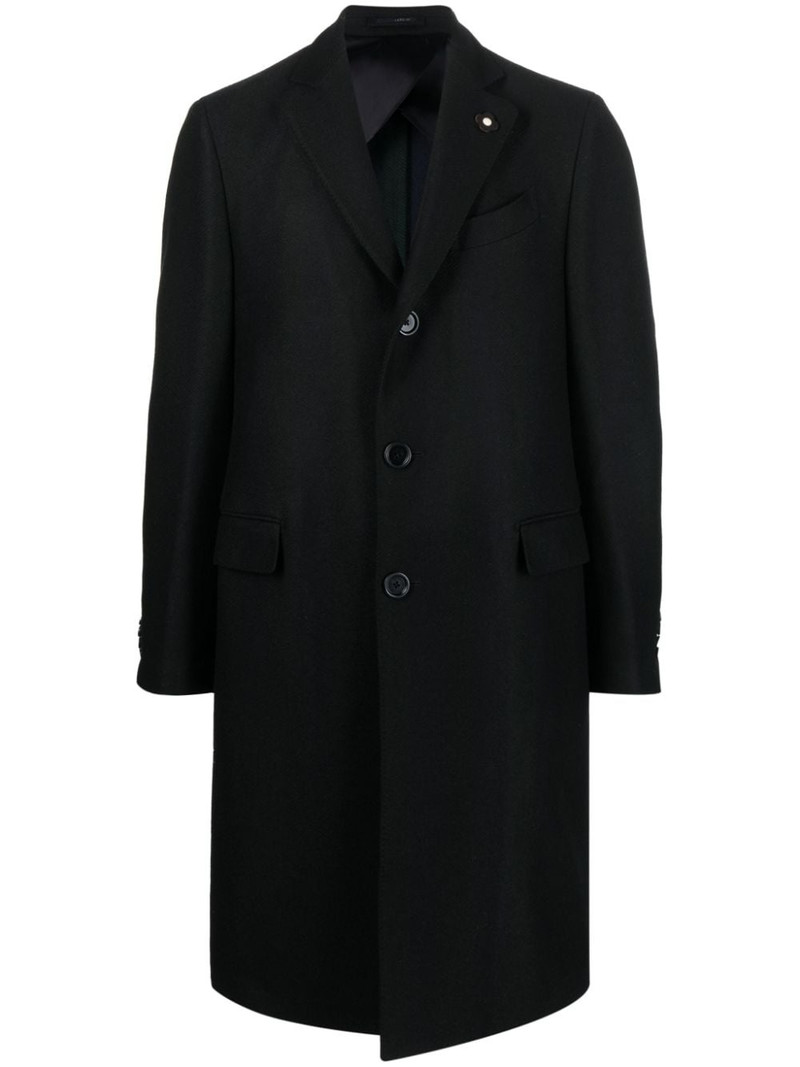 single-breasted boxy wool coat 1