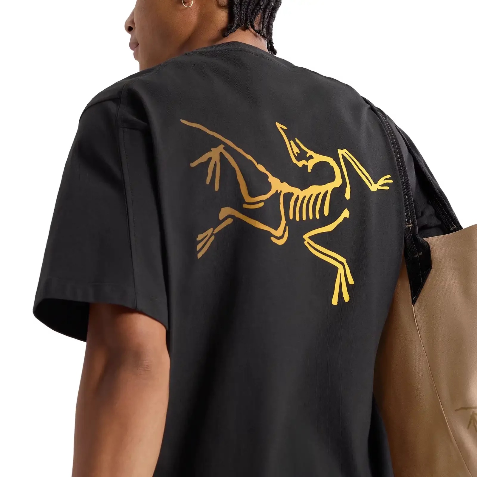 Kragg Cotton Logo T-Shirt "24K "Black" - 2