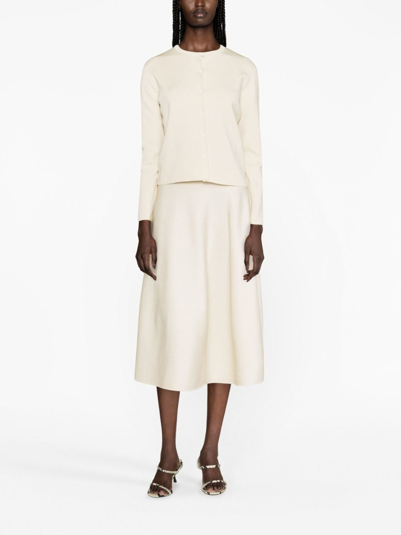 The Row Corole ribbed-knit cardigan outlook