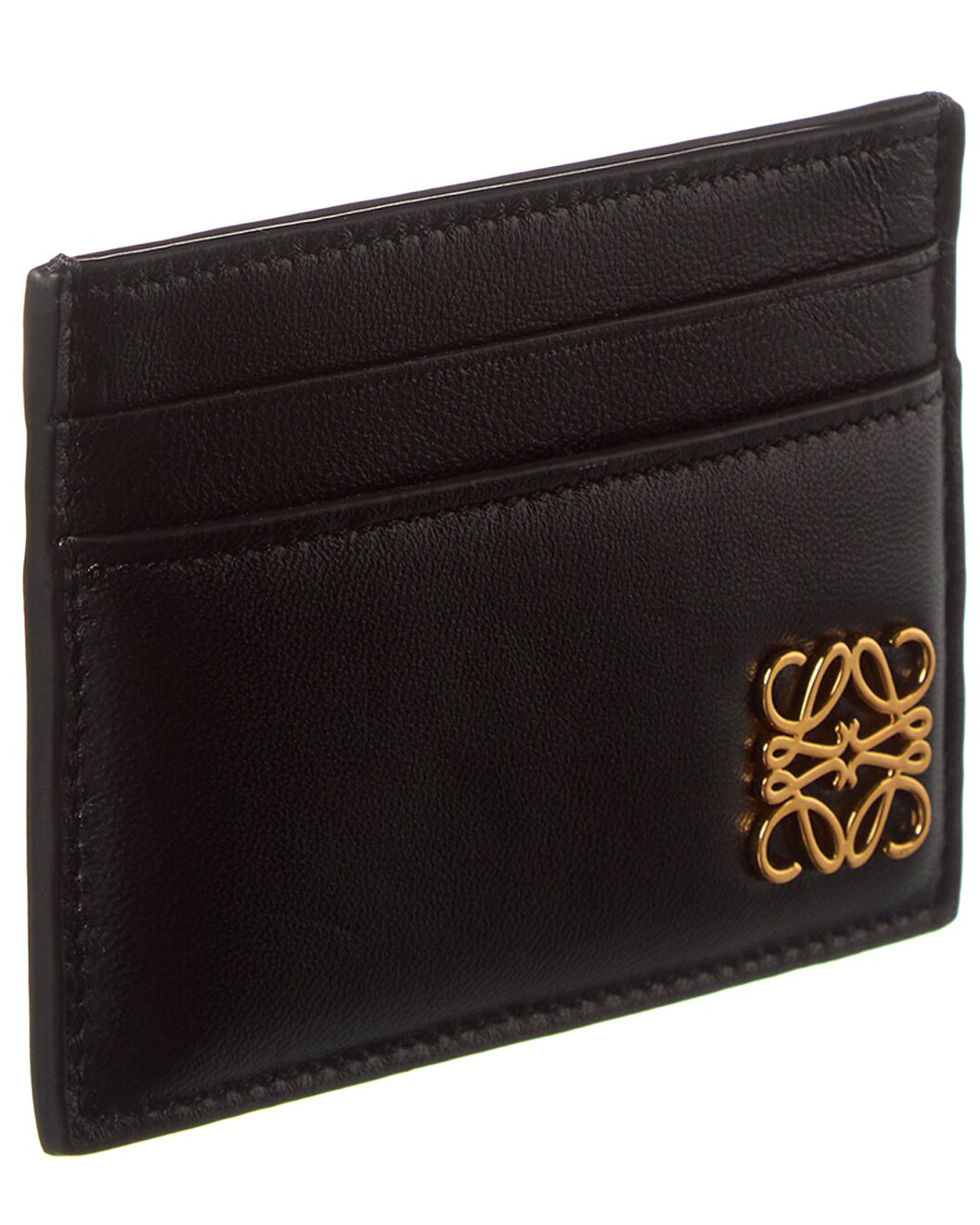Loewe Anagram Plain Leather Card Holder - 3