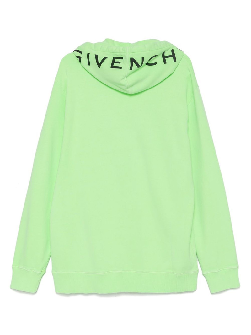 Givenchy logo print hoodie outlook
