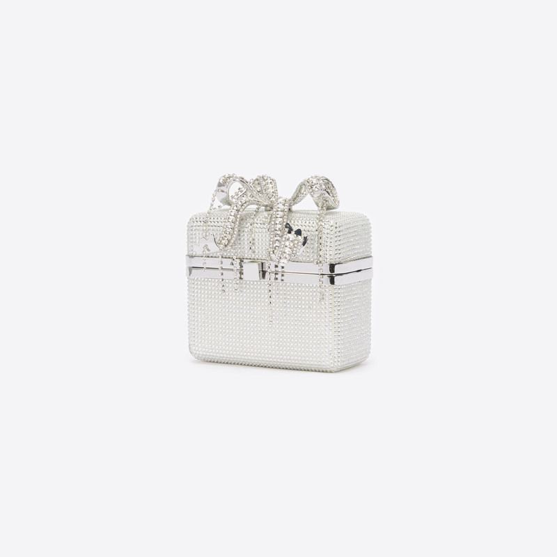 Silver Rhinestone Vanity Bag 2