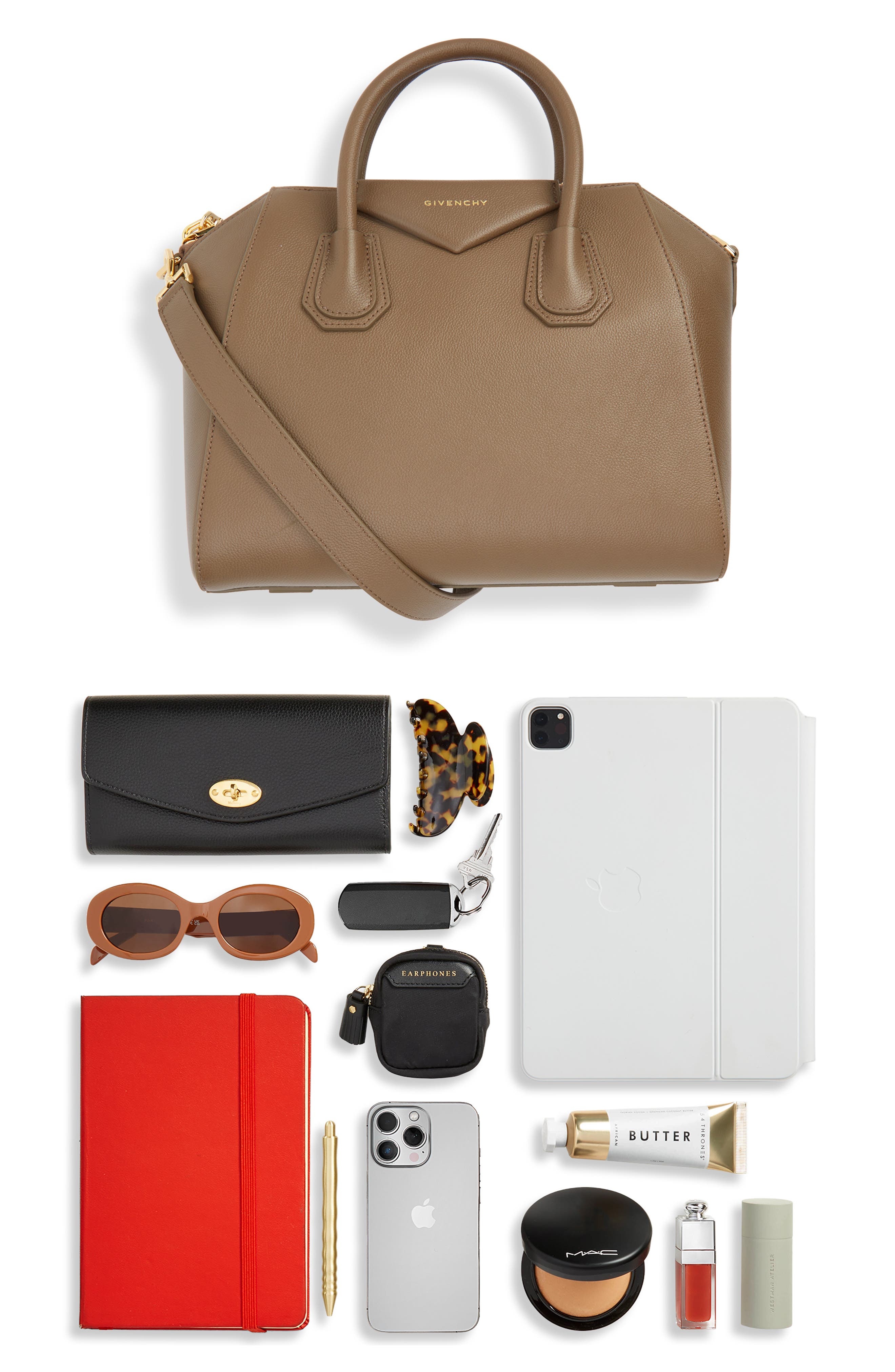 Small Antigona Leather Satchel - 6
