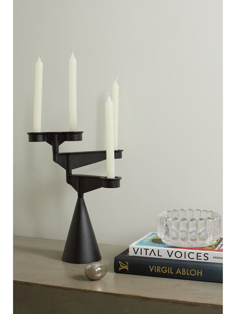 Tom Dixon Spin Mini Cast Iron Candelabra outlook