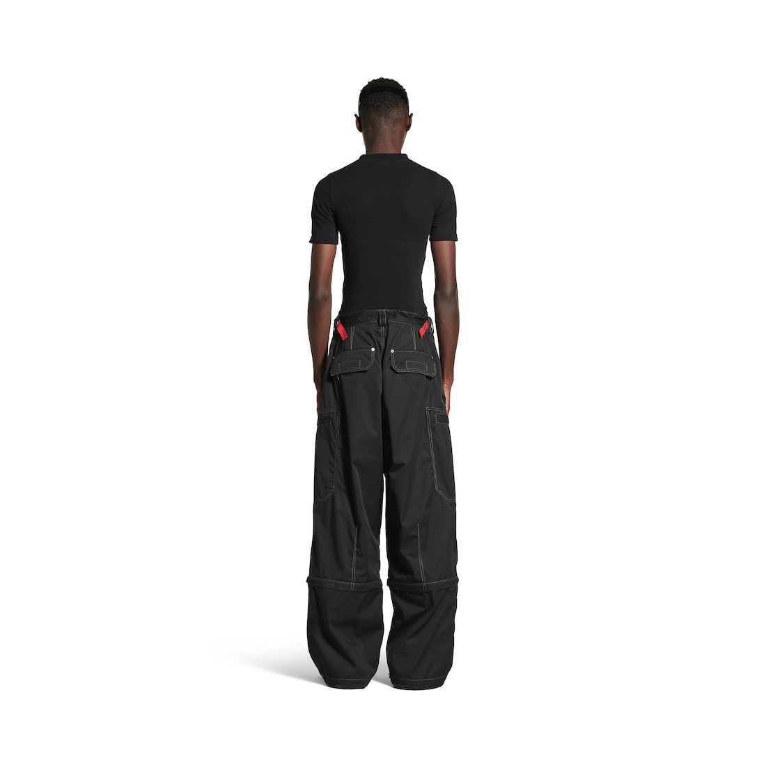 Men's Utility Work Pants in Black - 4