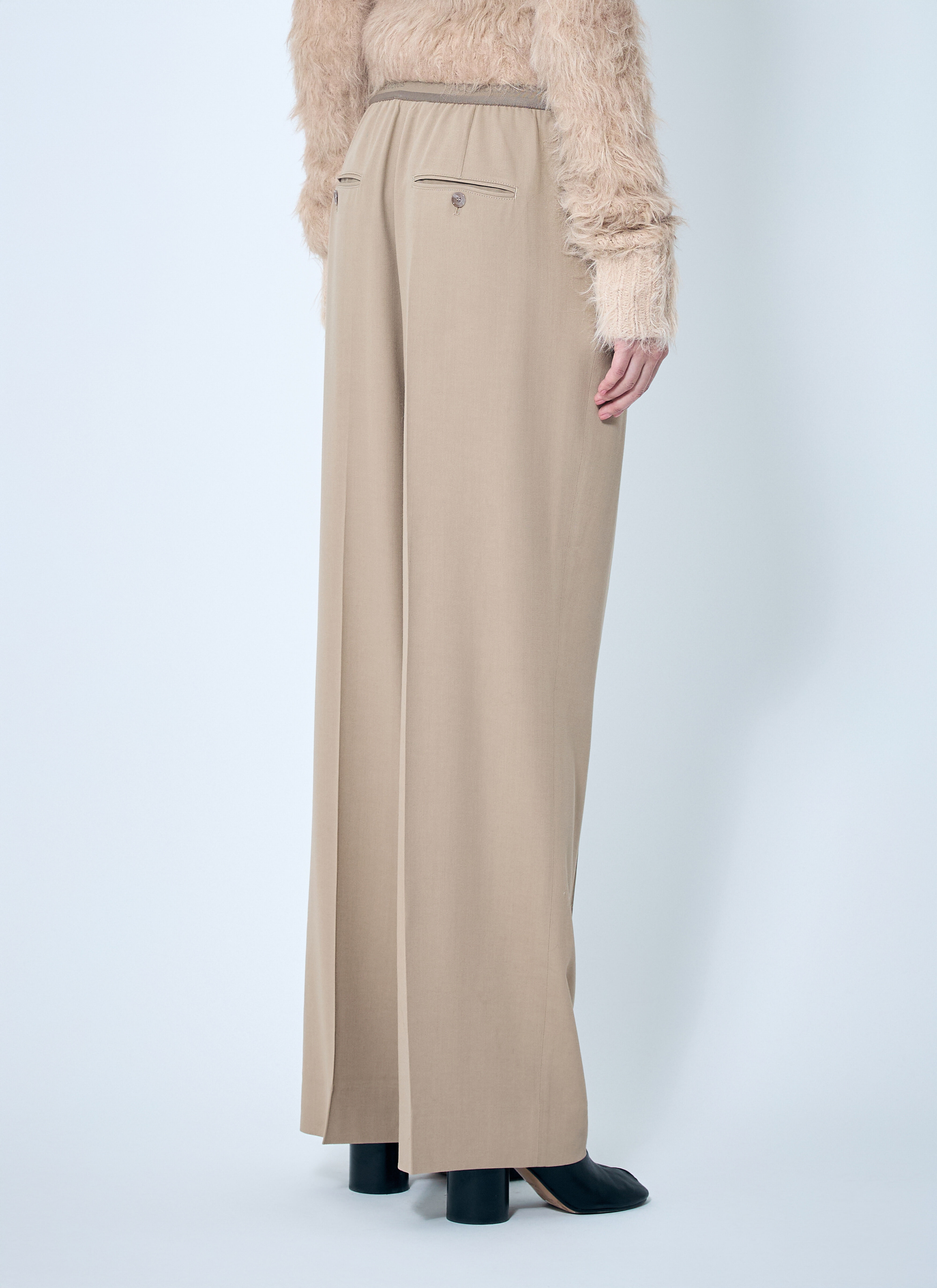 Logo Tape Twill Pants - 4