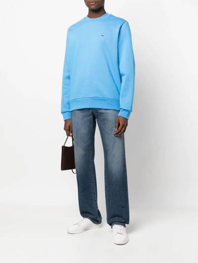 LACOSTE chest logo-patch detail sweatshirt outlook