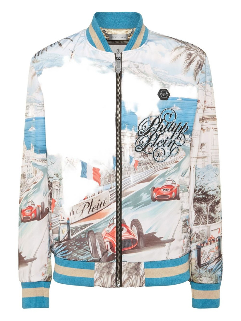 Monaco Cote d'Azur satin bomber jacket 1