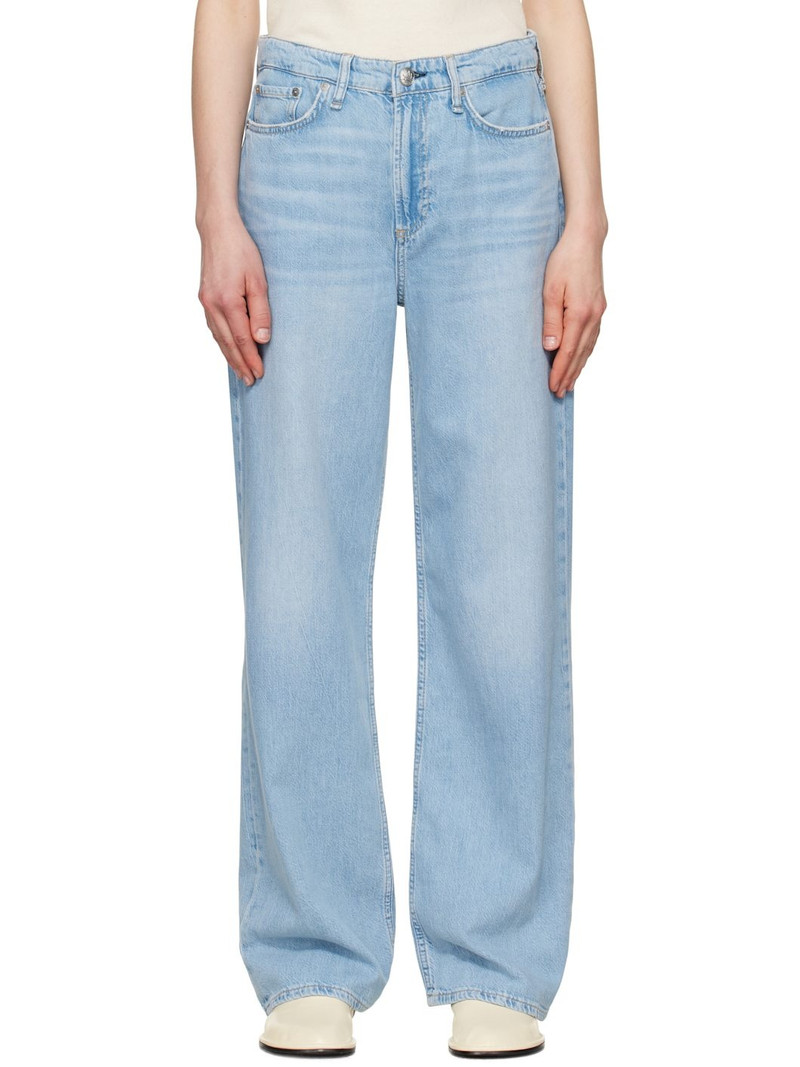 Blue Featherweight Logan Wide-Leg Jeans 1