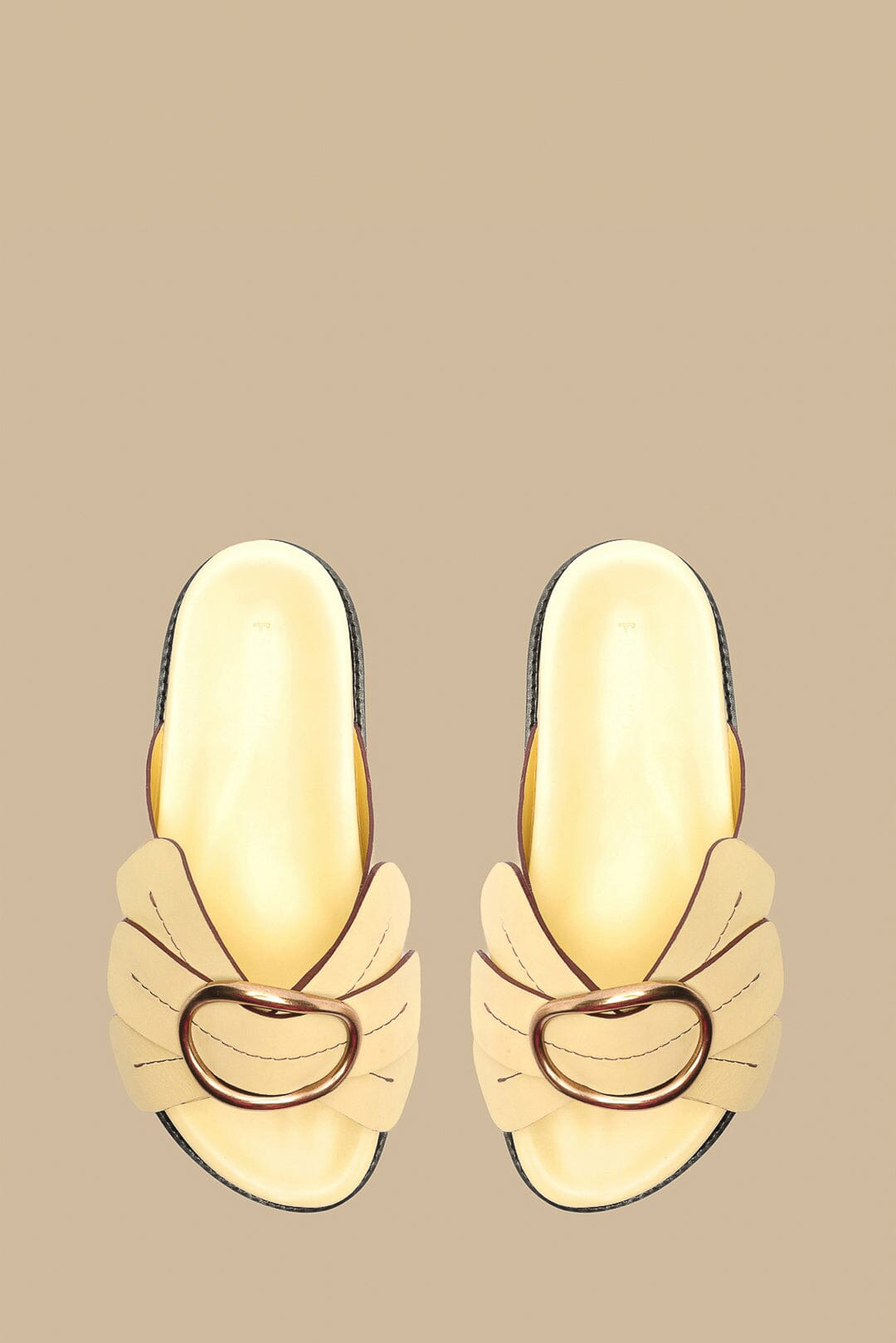 Banana Yellow Daisy Slide Sandal - 3