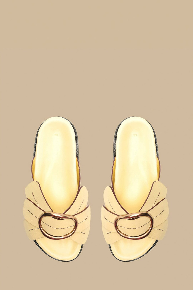 Banana Yellow Daisy Slide Sandal 3