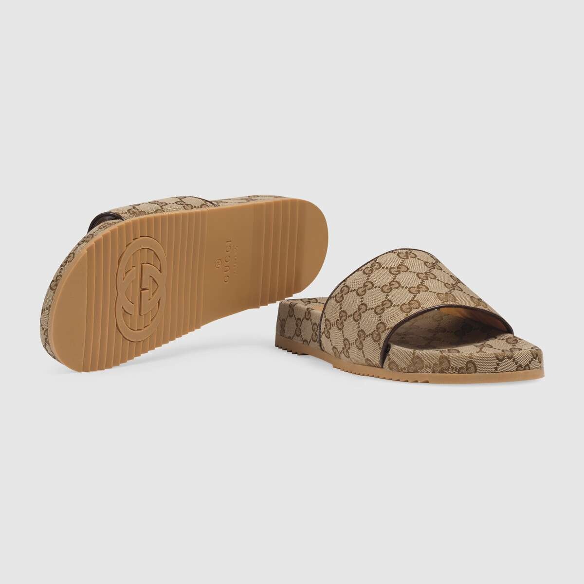 Men's GG canvas slide sandal - 5