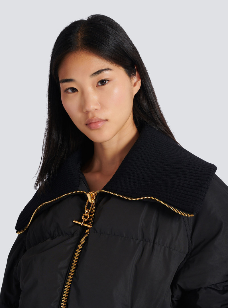 Cropped oversized padded jacket 7