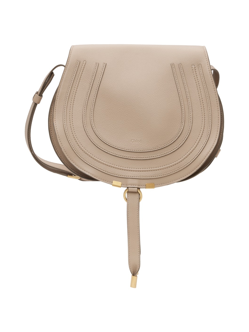 Tan Medium Marcie Saddle Bag - 1