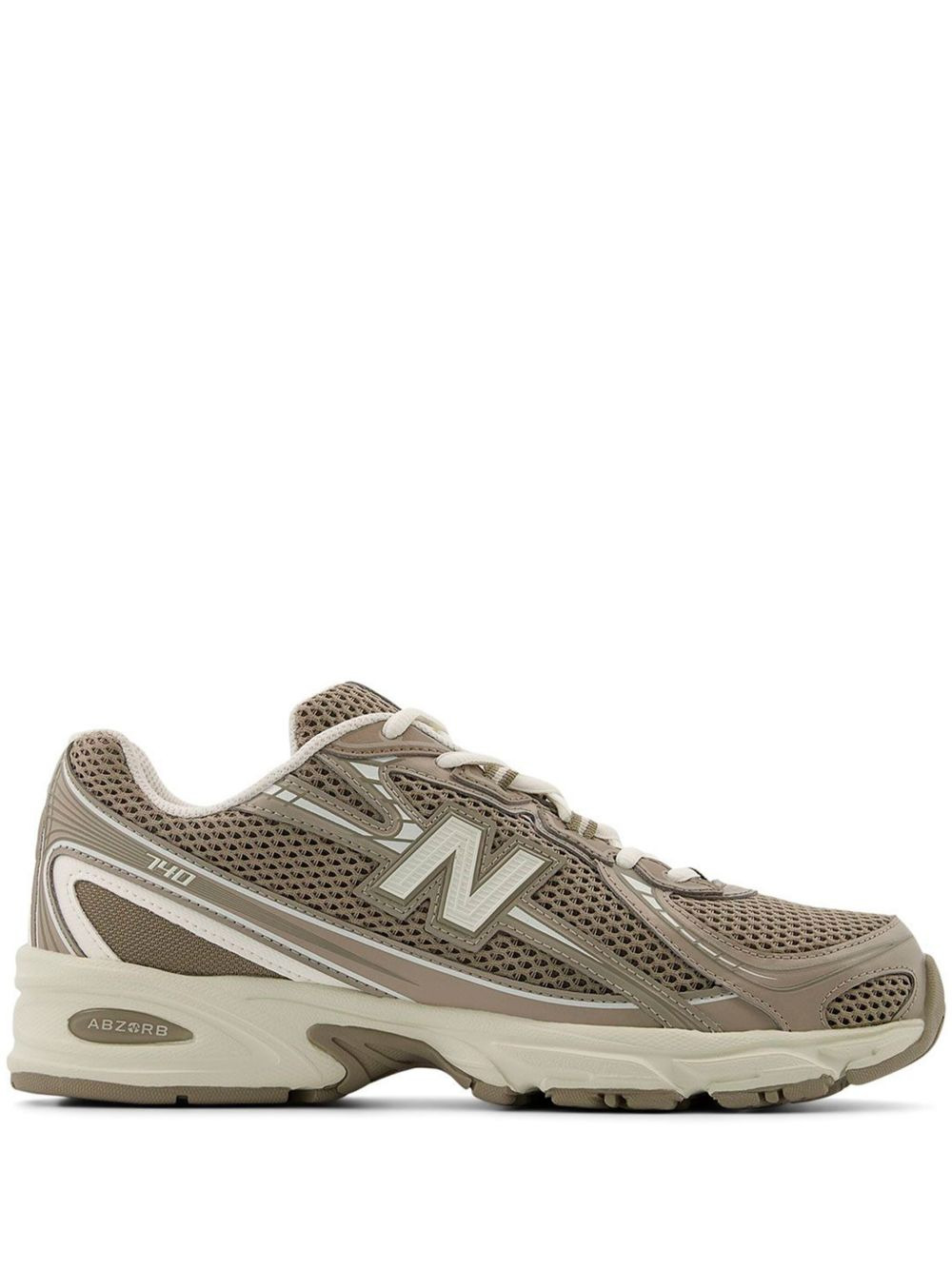 740 lace-up mesh sneakers - 1