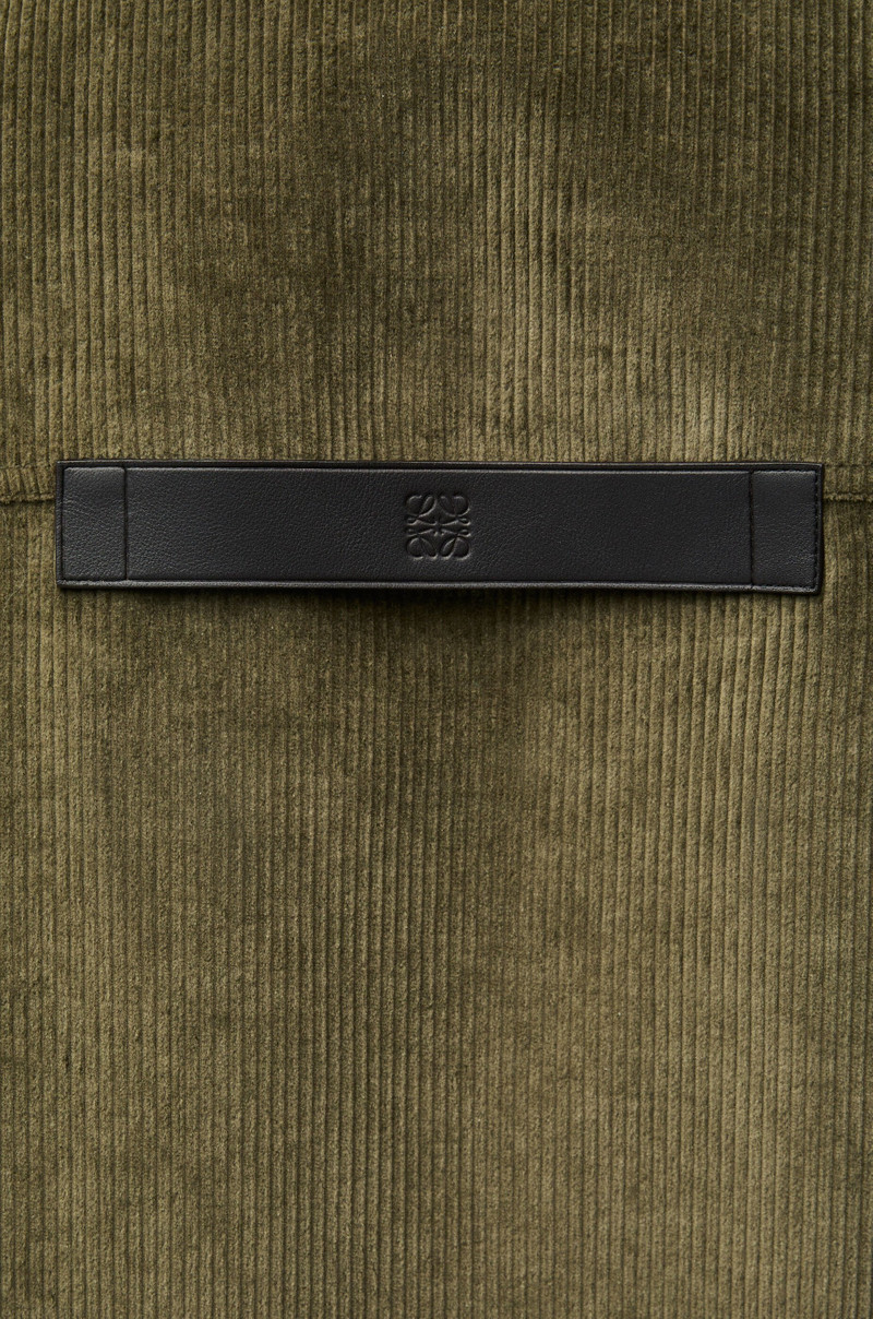 Overshirt in cotton and cashmere 5