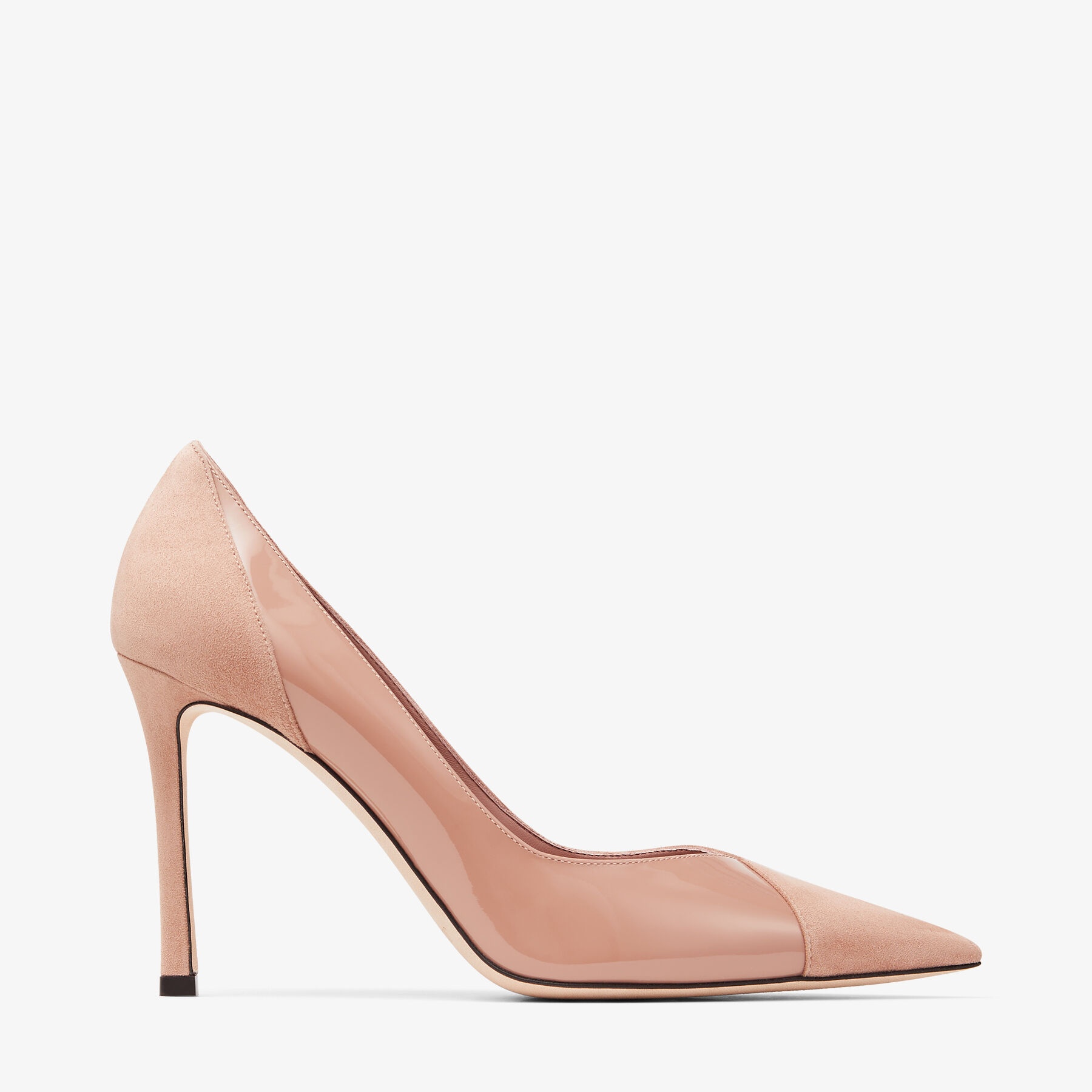 Cass 95
Ballet Pink Suede and Patent Pumps - 1