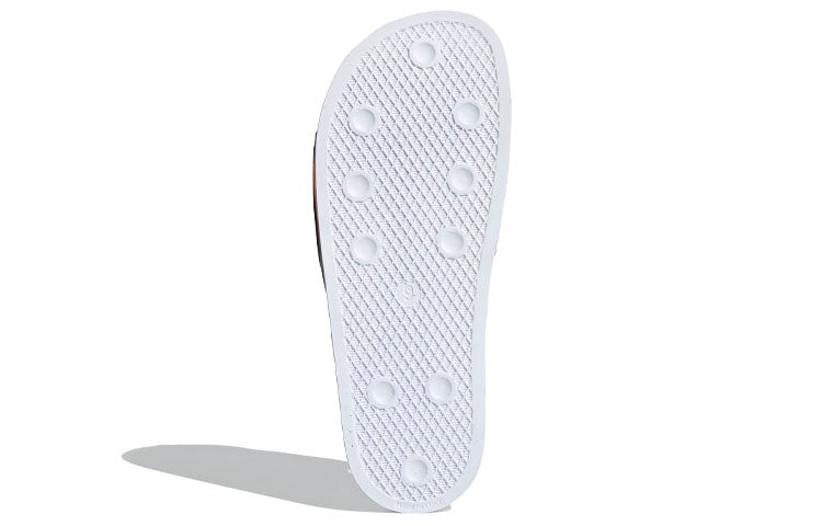 adidas Y-3 Adilette Unisex Slippers 'White Blue Orange' FW9742 - 7