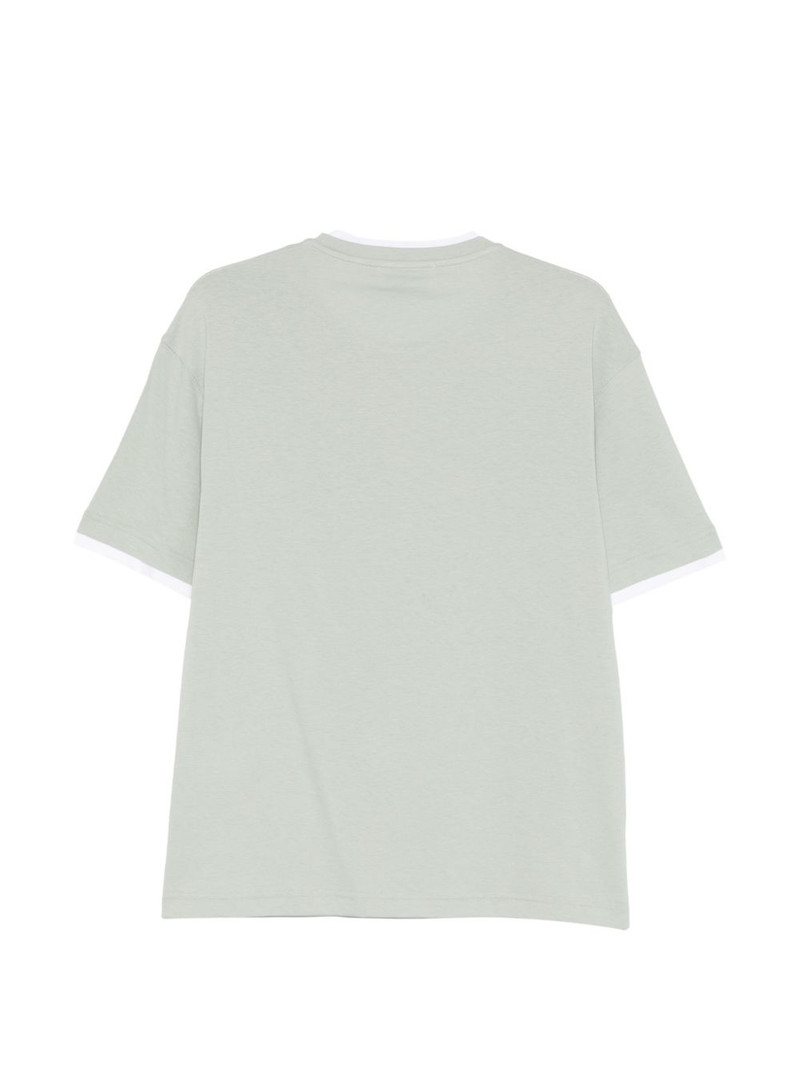 LARDINI contrast-trim T-shirt outlook