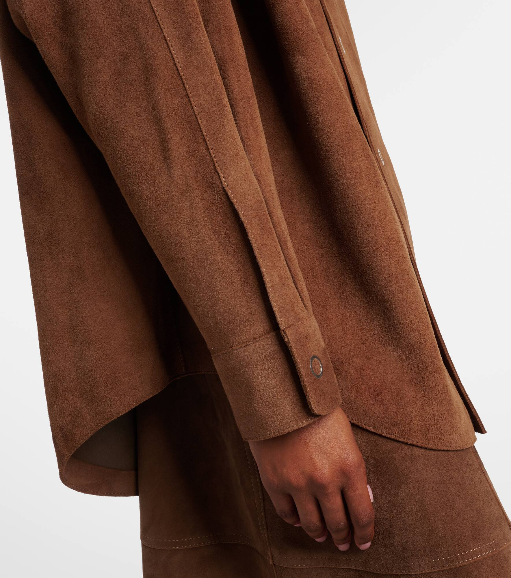 Suede overshirt - 5