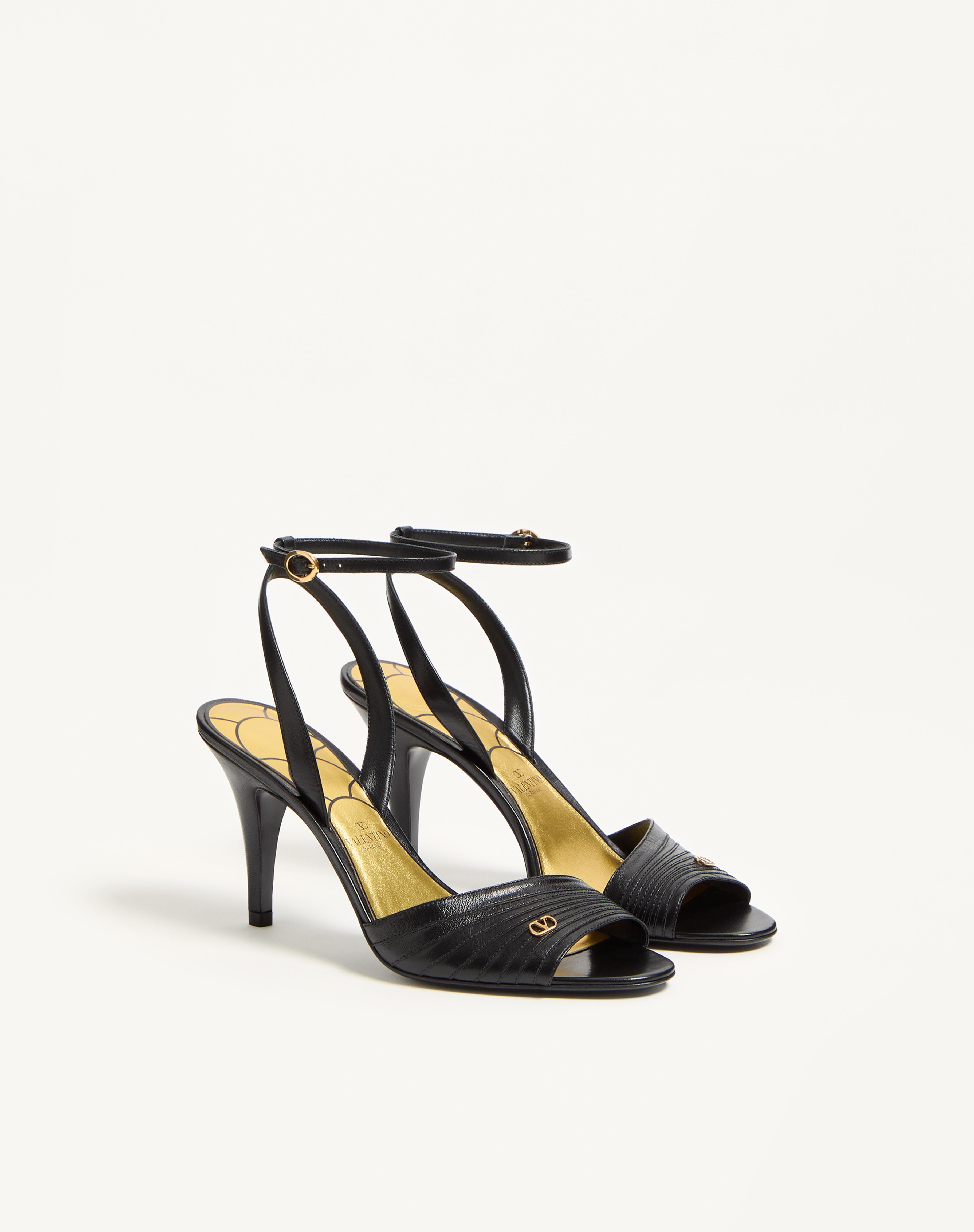 LADYCRUSH SANDAL IN KIDSKIN 85MM - 3