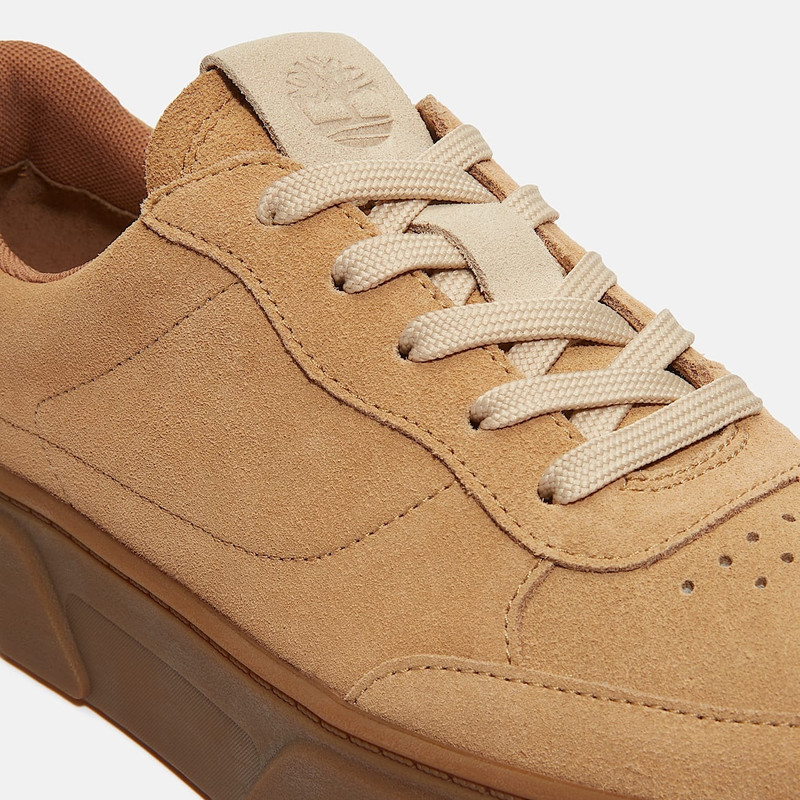 Women's Laurel Court Suede Accent Lace-Up Sneaker 7